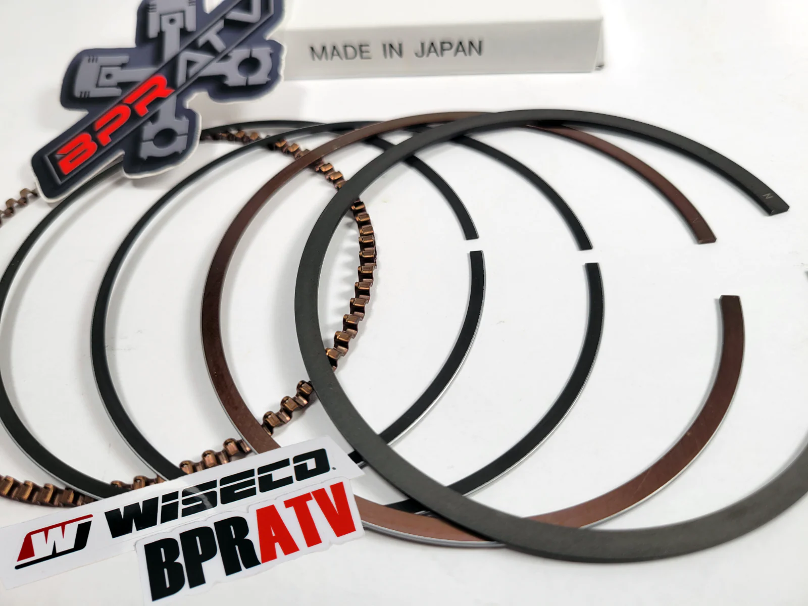 RZR Sportsman 800 Wiseco Piston Rings 80mm Stock Bore Ring Set Pair Only 8000XX - Image 3