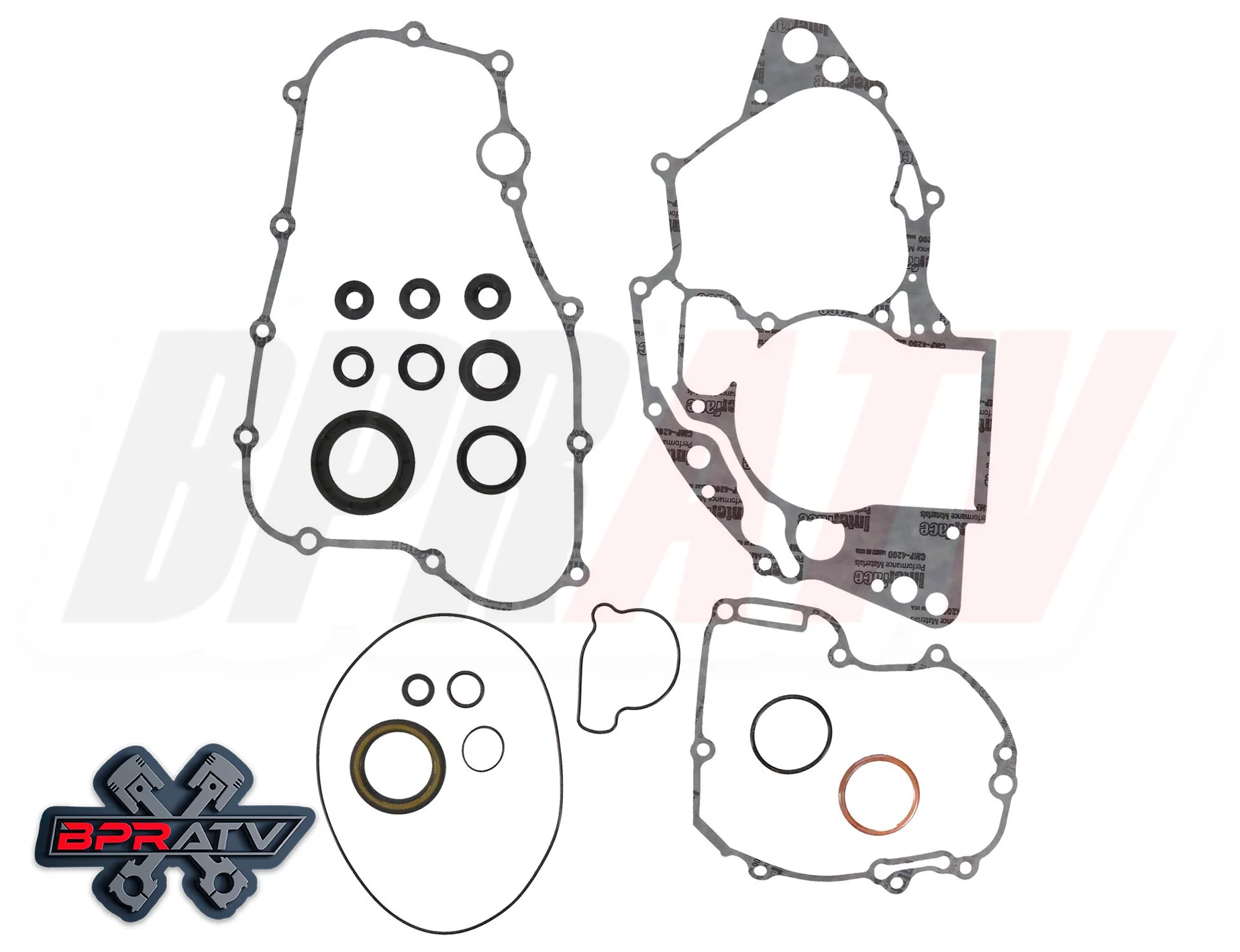 05-14 Honda TRX 400EX 400X Wiseco Crank Rod Rebuild Kit Piston Cometic Gaskets - Image 6