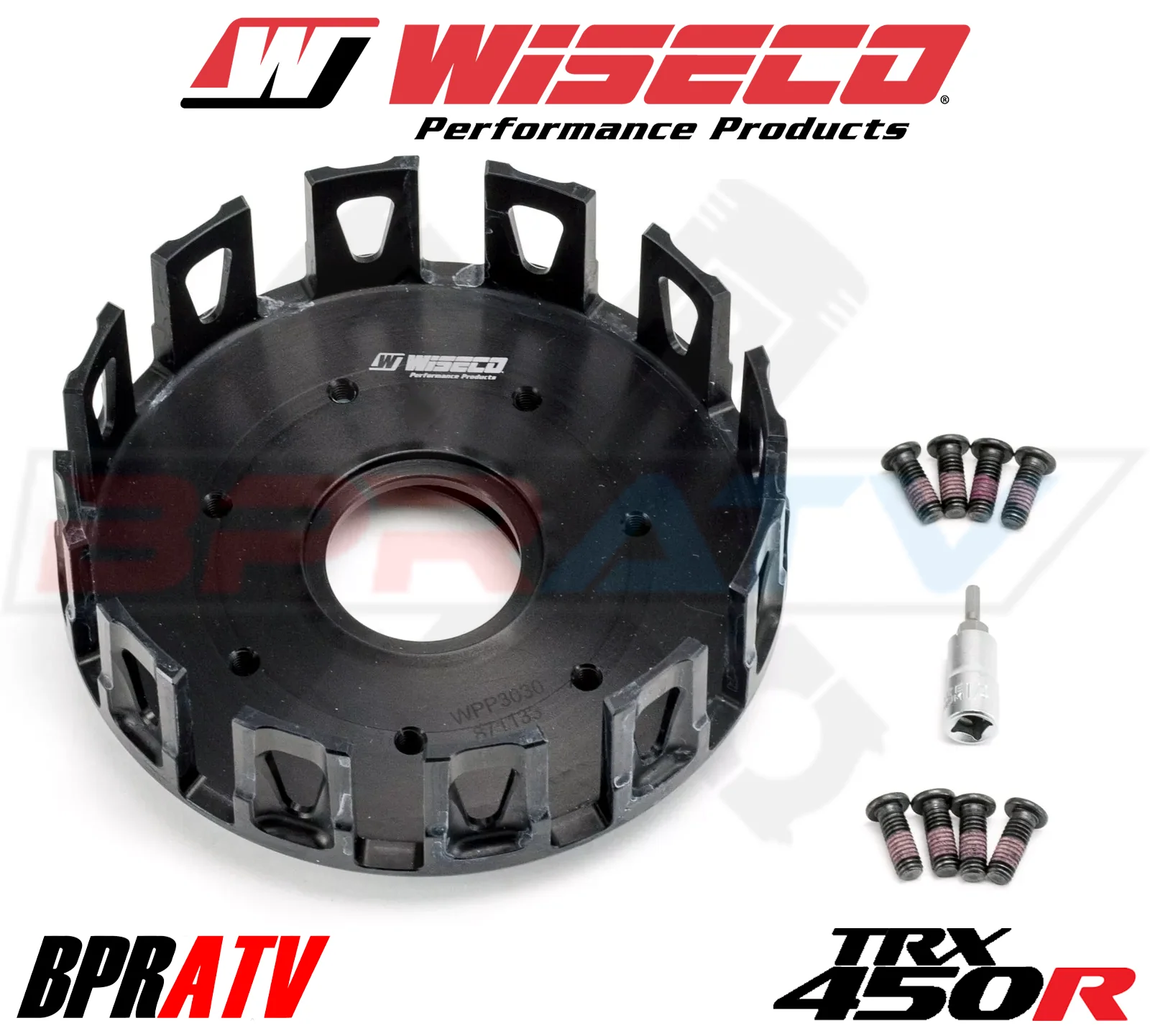 Honda TRX450R TRX 450R TRX450ER Wiseco Forged Clutch Basket BPRATV HD Clutch Kit - Image 4