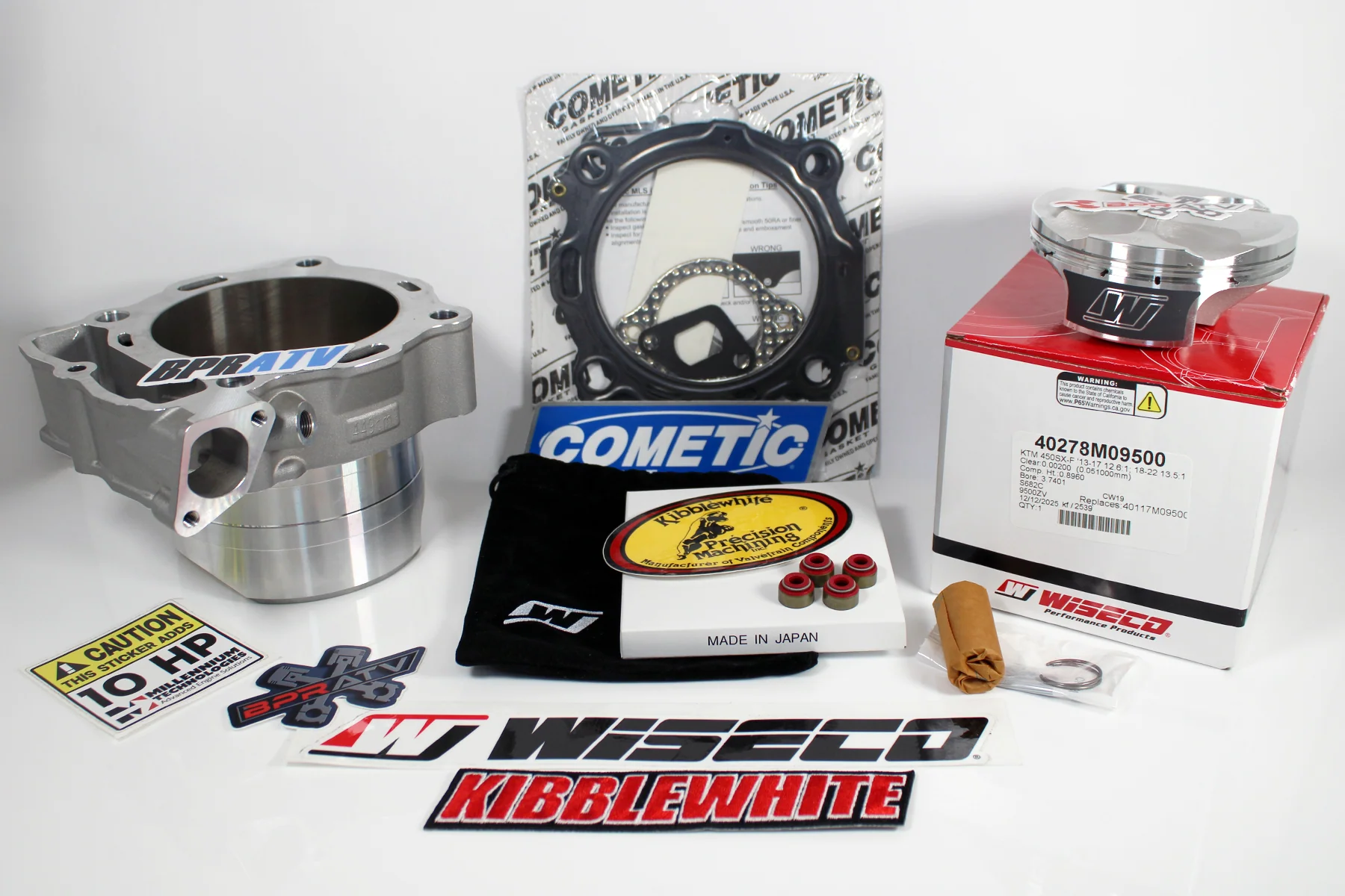 KTM 450 SX-F XC-F Top End Kit 95mm Wiseco Piston Husqvarna FC 450 GasGas '16-23 - Image 2