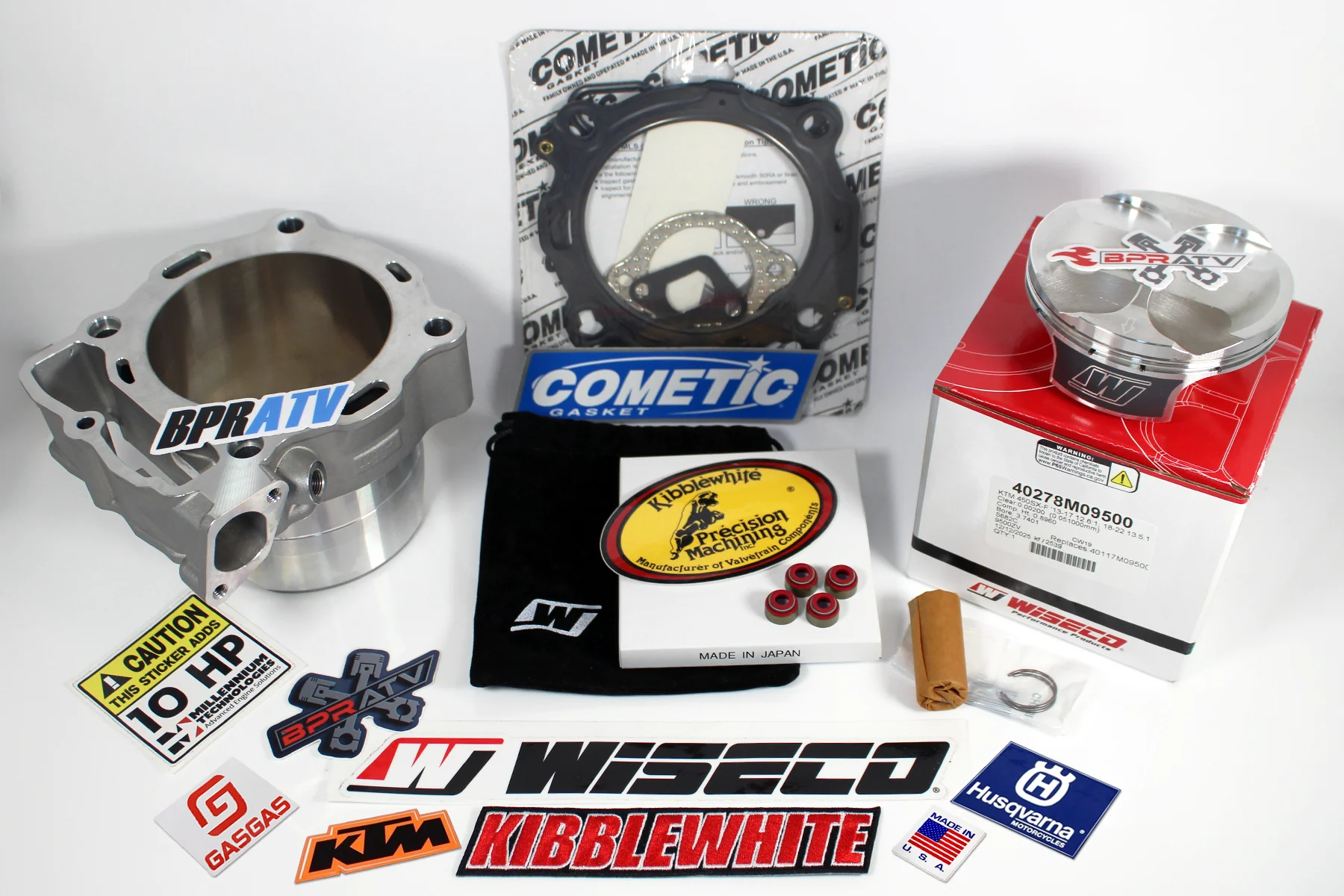 KTM 450 SX-F XC-F Top End Kit 95mm Wiseco Piston Husqvarna FC 450 GasGas '16-23 - Image 4
