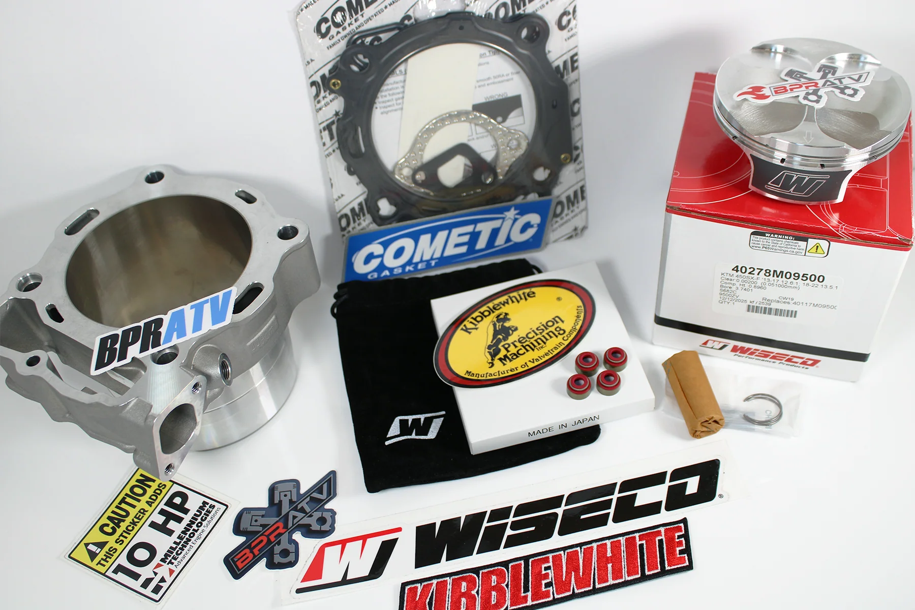 KTM 450 SX-F XC-F Top End Kit 95mm Wiseco Piston Husqvarna FC 450 GasGas '16-23 - Image 7