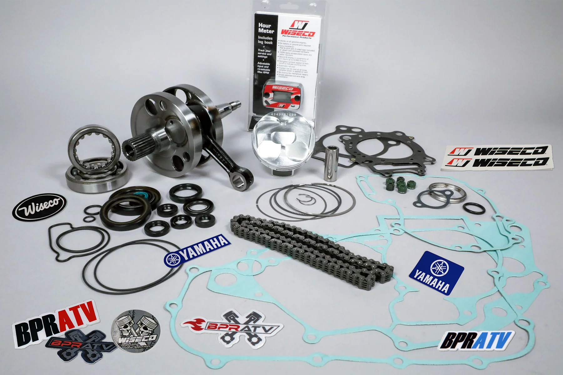 Yamaha YFZ450 YFZ 450 Complete Engine Rebuild Kit OEM Wiseco Piston Crank Gasket - Image 19