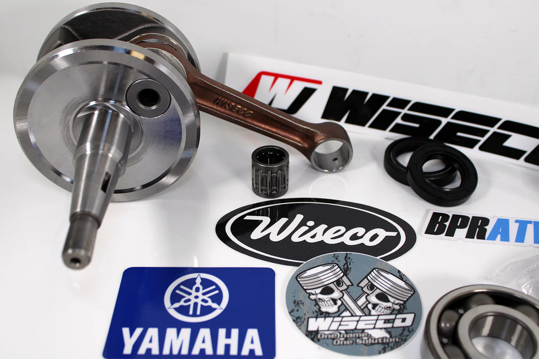 Wiseco HD Crankshaft Kit Blaster 200 SKF Bearings Seals Rebuild OEM Replacement - Image 16
