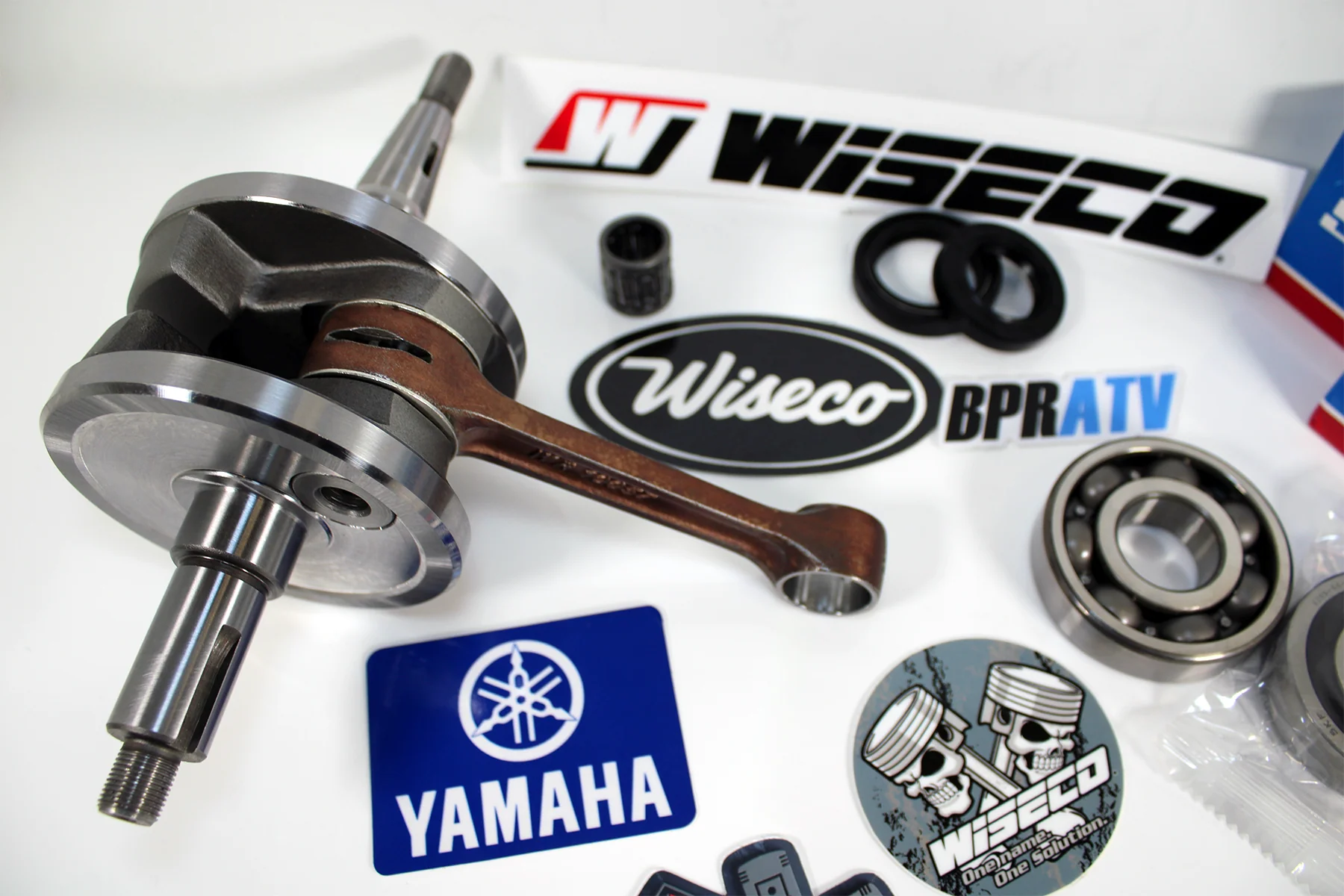 Wiseco HD Crankshaft Kit Blaster 200 SKF Bearings Seals Rebuild OEM Replacement - Image 9