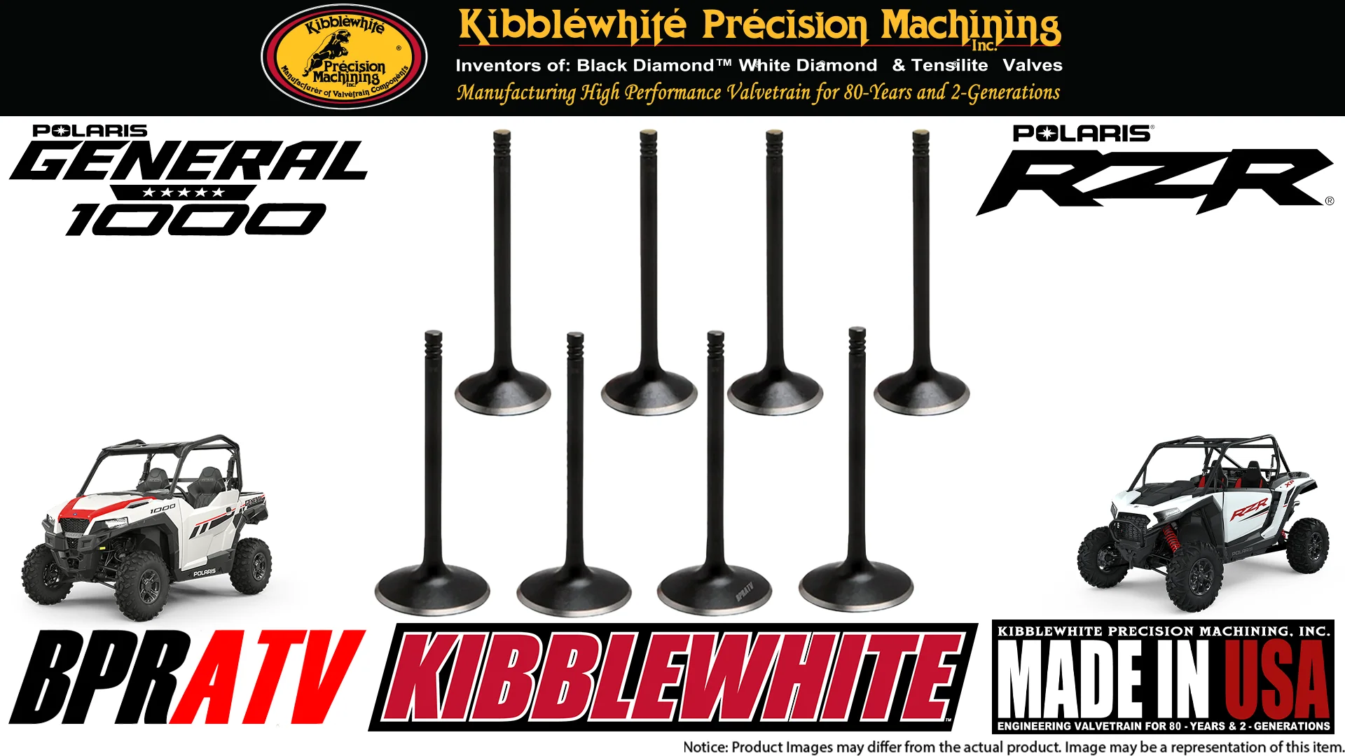 Wiseco Kibblewhite Polaris RZR XP 1000 Cylinder Top End Engine Motor Rebuild Kit - Image 6