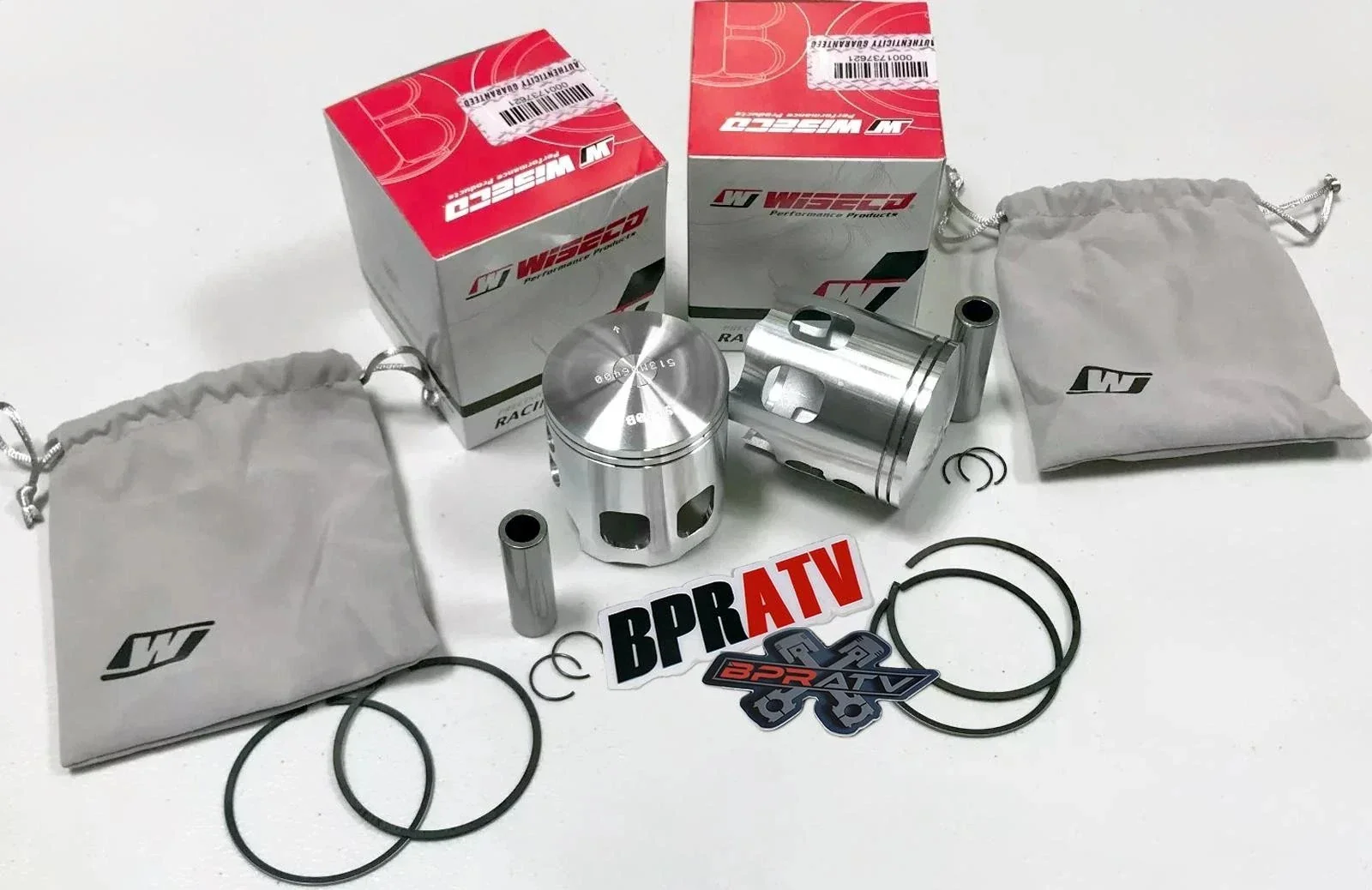 Banshee Wiseco 65mm Pistons Piston Set Pair Bore Pro Lite Standard +1mm Oversize - Image 4