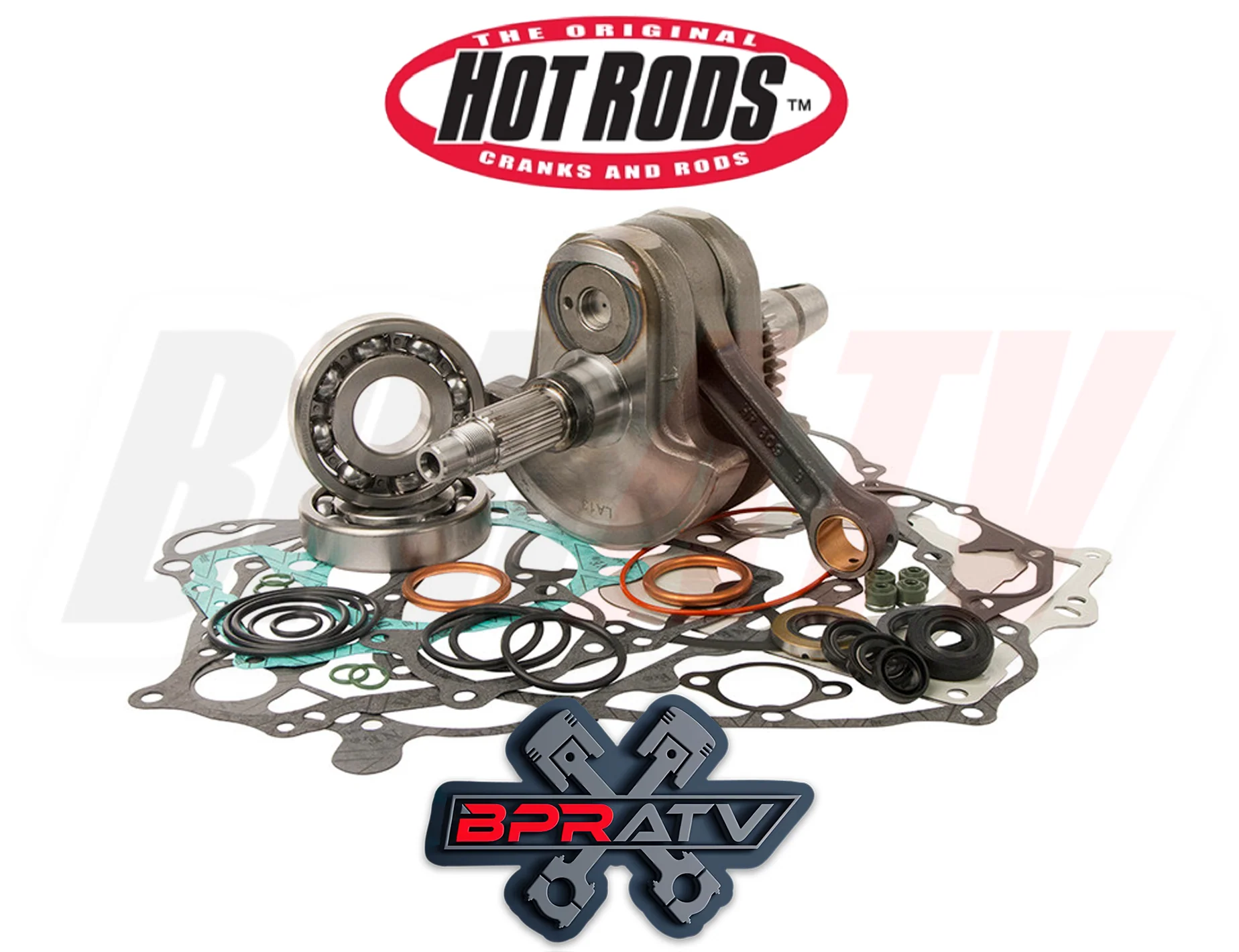 Wolverine 450 FX Stock Cylinder Crank Wiseco Piston Simple Complete Rebuild Kit - Image 16