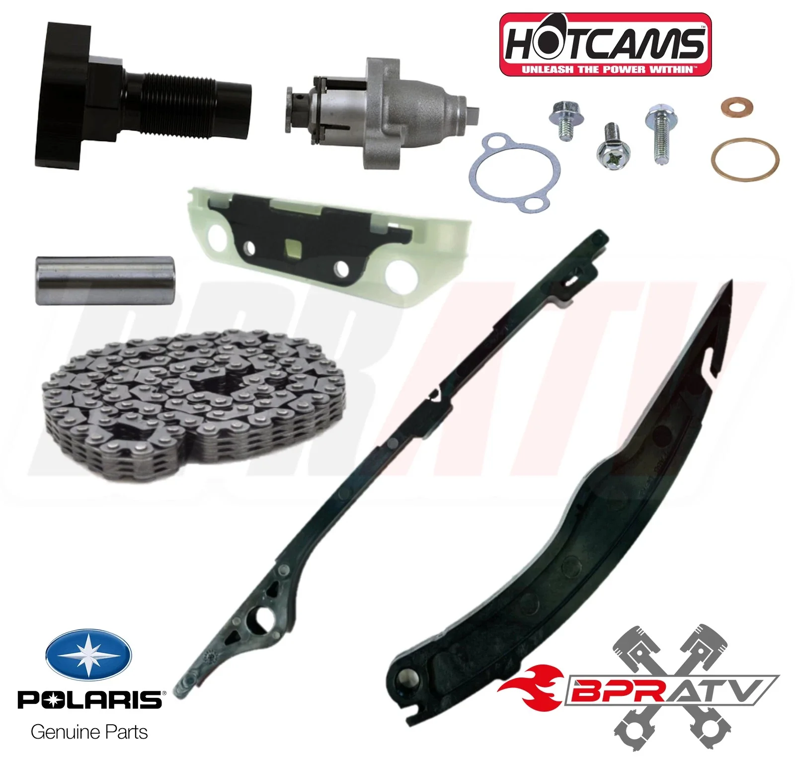 XP1000 XP 1000 OEM Timing Cam Chain Guides Top Fixed Guide Hotcams Tensioner Kit - Image 4