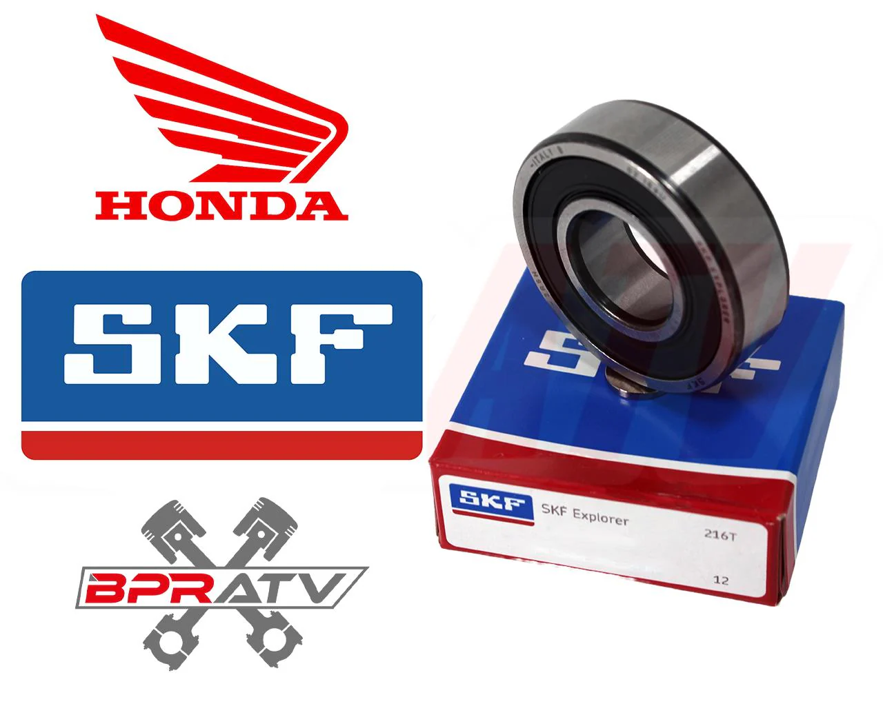 XR 650R XR650R OEM Hot Cams SKF Bearings Camshaft Bearing 91002-MN1-671 Pair Set - Image 11