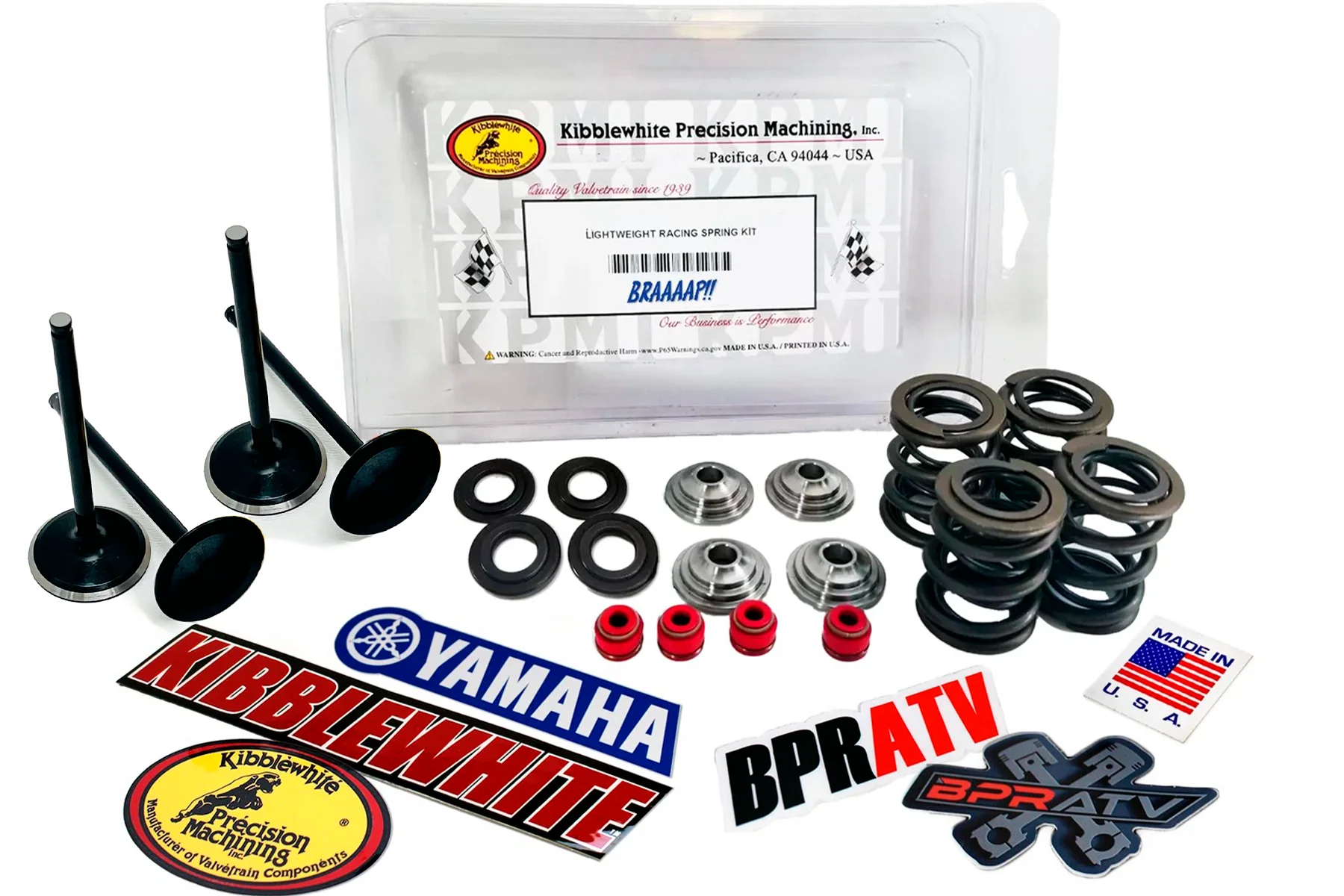 Yamaha 2010 2011 2012 2013 YZ450F Kibblewhite Intake Exhaust Valve Ti Spring Kit