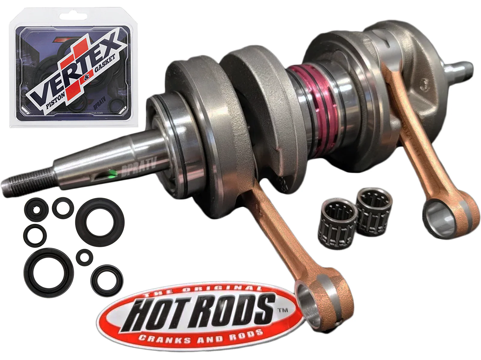 Yamaha Banshee 115mm Long Rod Stroker Crank +4mm 4 mil 4mm Main Bearings & Seals - Image 5