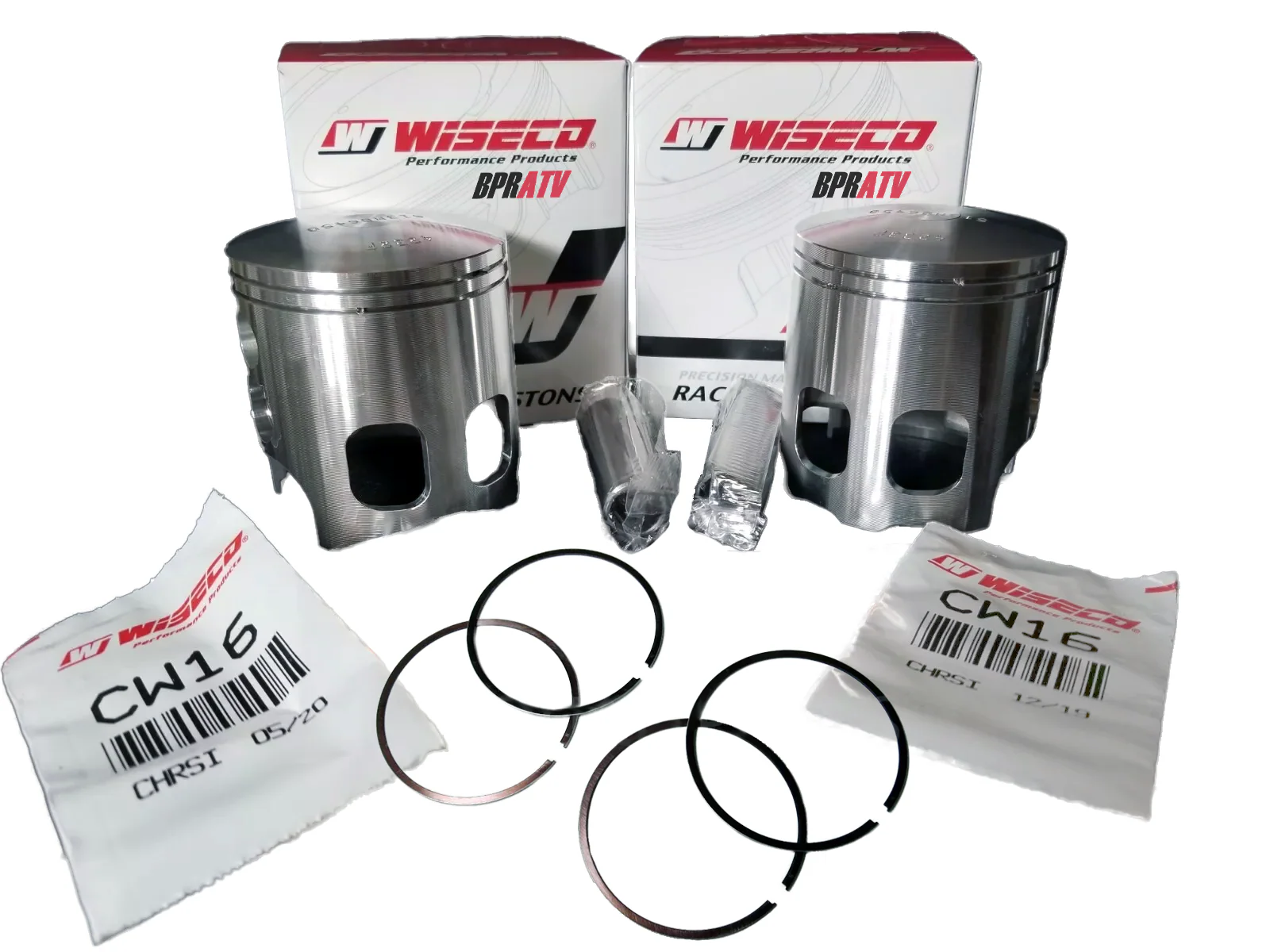 Yamaha Banshee 350 65.00mm 65.00 Bore Wiseco Pro Lite Pistons Piston Pair Set BP - Image 3