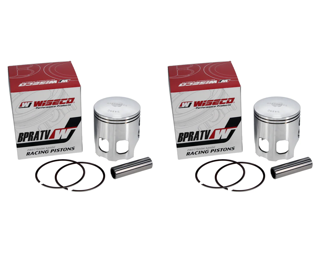 Yamaha Banshee 350 65.00mm 65.00 Bore Wiseco Pro Lite Pistons Piston Pair Set BP - Image 4