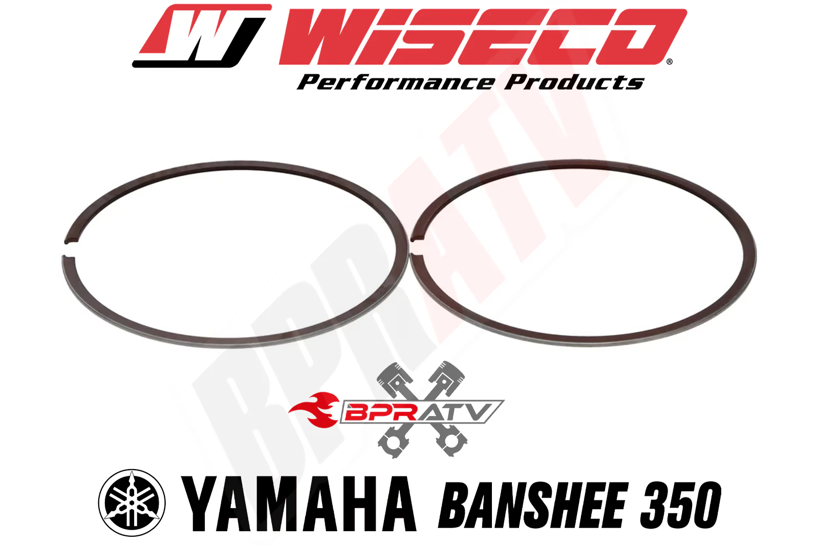 Yamaha Banshee 350 65mm +1mm Wiseco Pro Lite Pistons Bearings & Gaskets Set Kit - Image 11