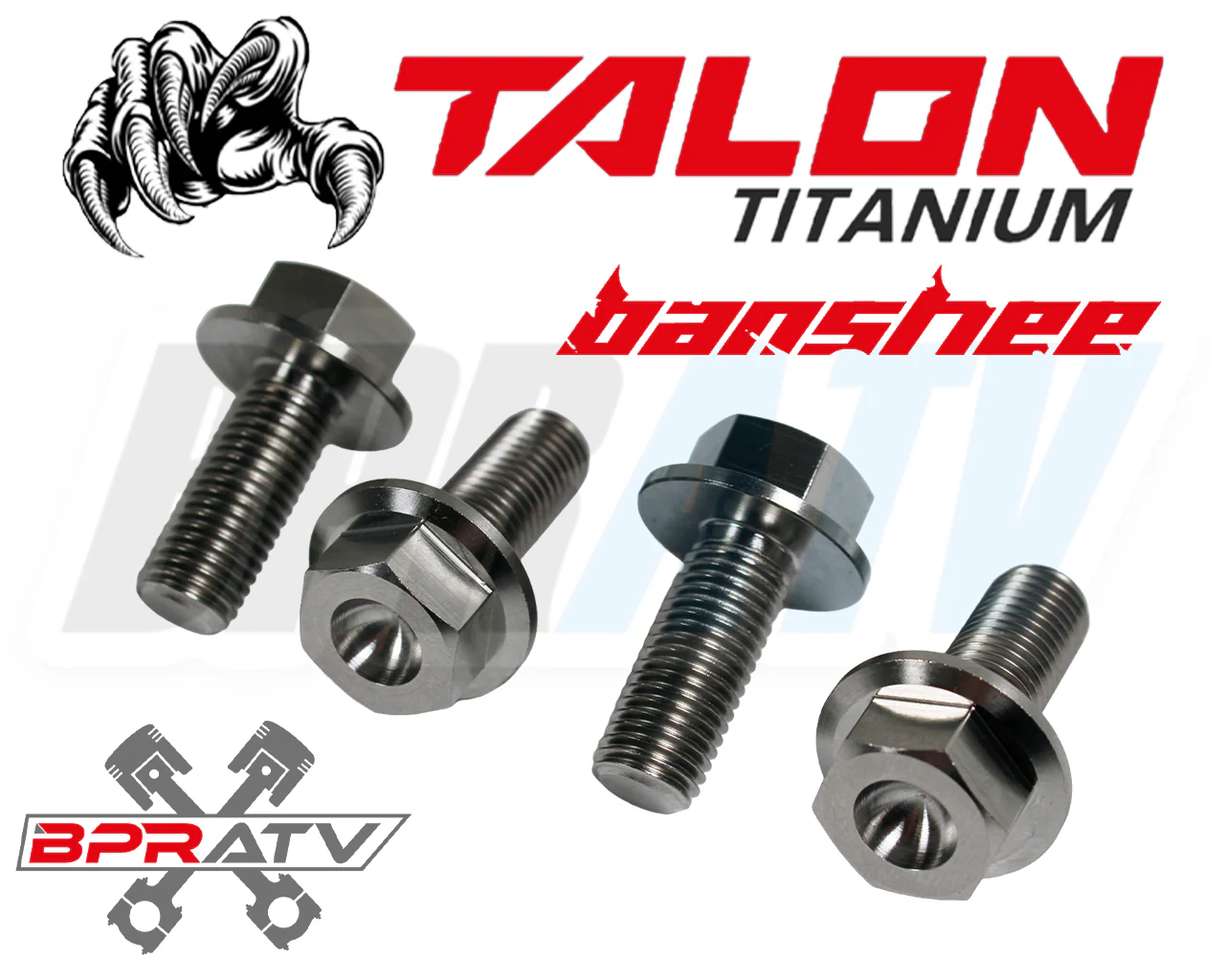 Yamaha Banshee 350 Foot Pegs TITANIUM HEX Bolts Lighter Stronger Racing Upgrade - Image 2