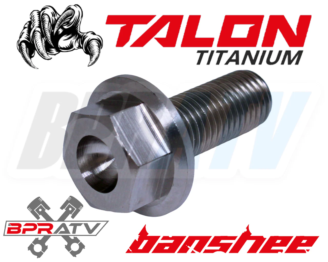 Yamaha Banshee 350 Foot Pegs TITANIUM HEX Bolts Lighter Stronger Racing Upgrade - Image 7