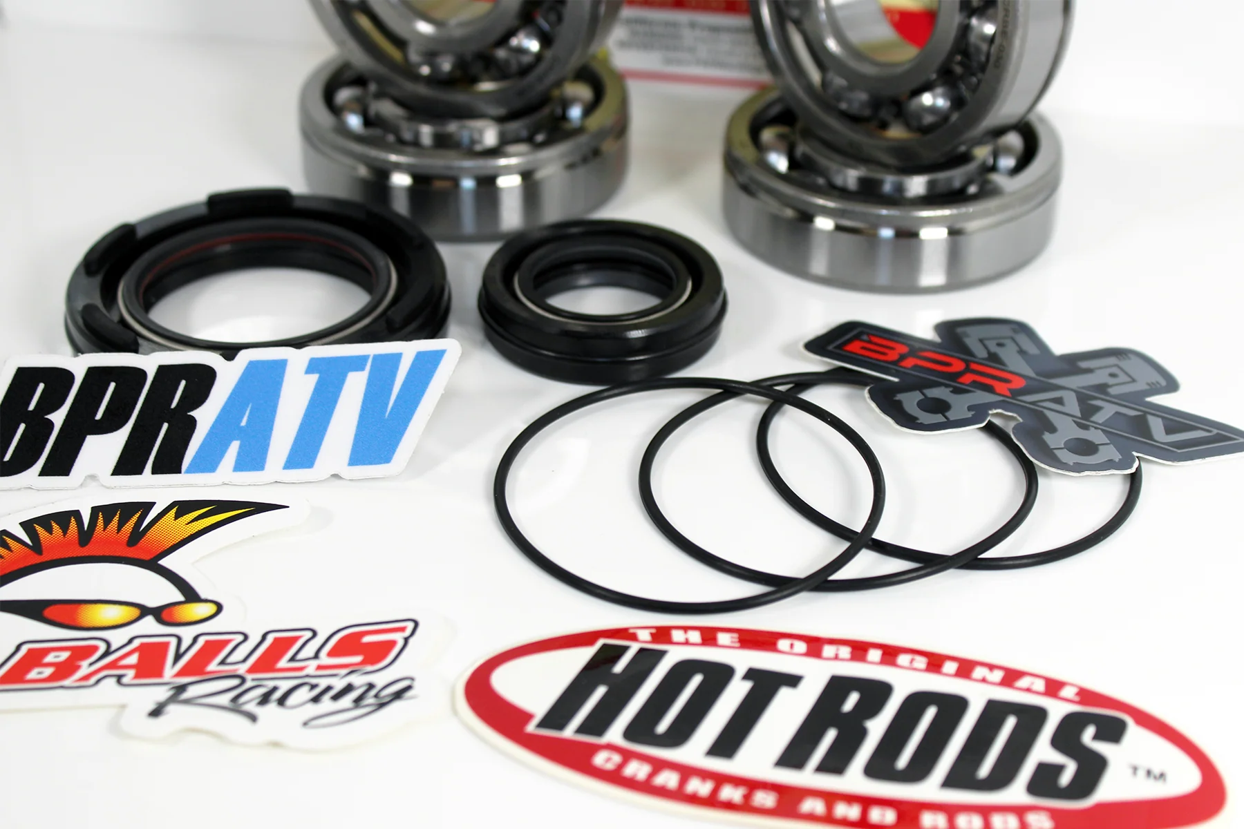 Yamaha Banshee 350 Hot Rods Crankshaft Rebuild Kit Main Bearings O-Rings & Seals - Image 5