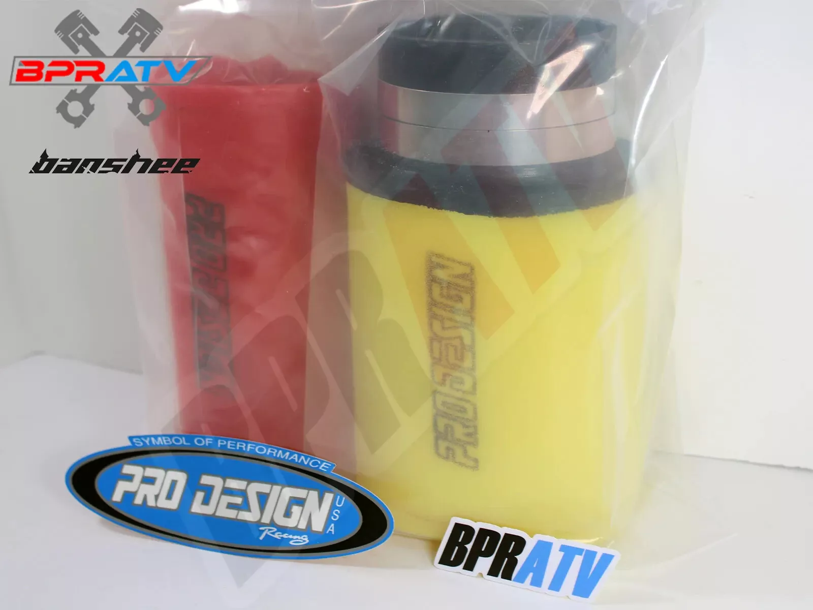Yamaha Banshee 350 Pro Design Pro Flow Replacement Foam Air Filter Intake PD202 - Image 13