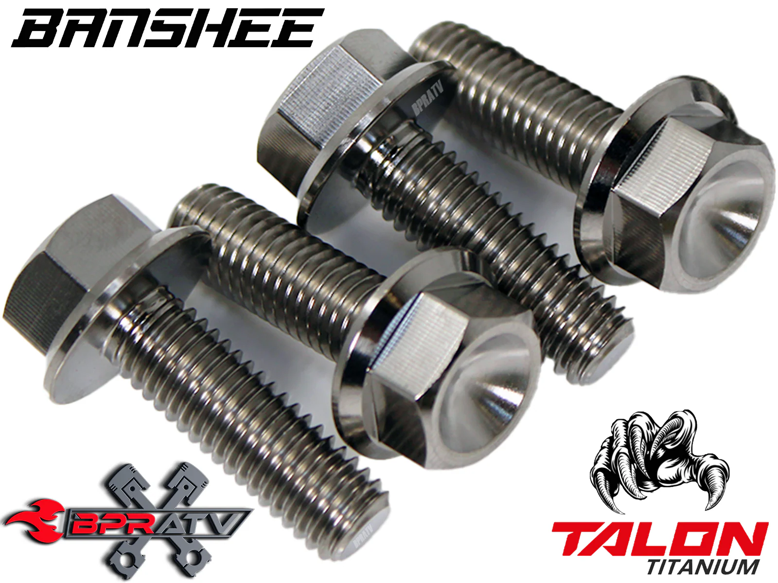 Yamaha Banshee 350 Race TITANIUM Foot Peg Bolts OEM Size Bolt Kit 95817-10025-00 - Image 13