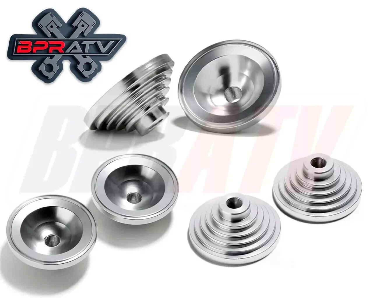 Yamaha Banshee 350 Stroker Domes 24cc CNC Billet Domes Set Pro Design O-Ring Kit - Image 14