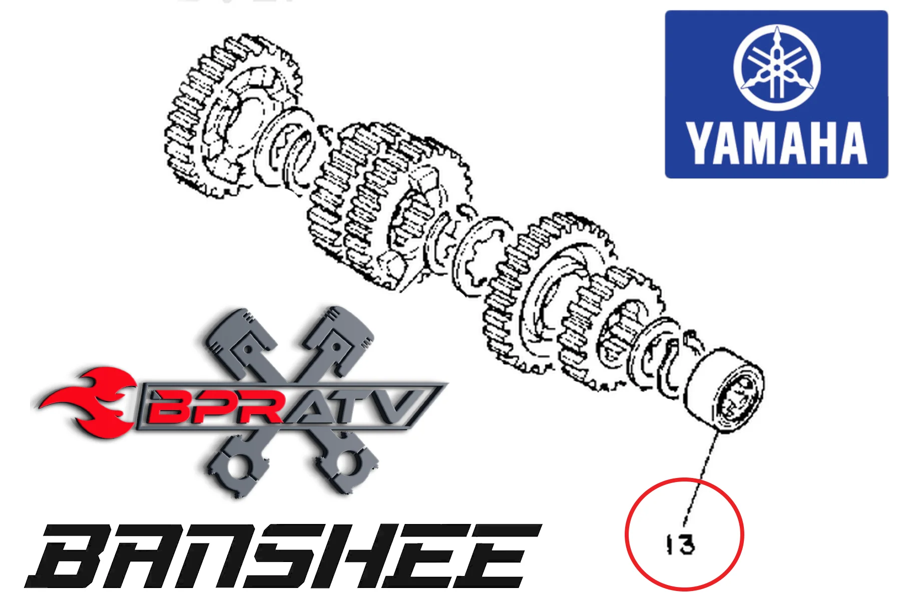 Yamaha Banshee 350 Transmission Bearing Replacement Koyo Japan OE 93311-22027-00 - Image 5