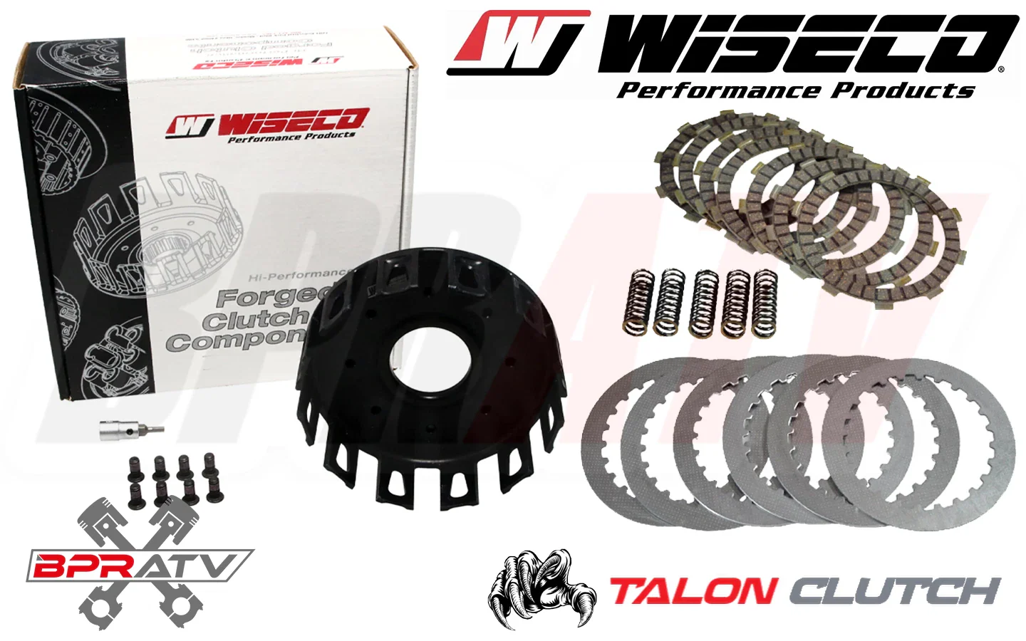 Yamaha Banshee 350 WISECO Forged Clutch Basket Plates Springs Gasket UPP Cushion - Image 6