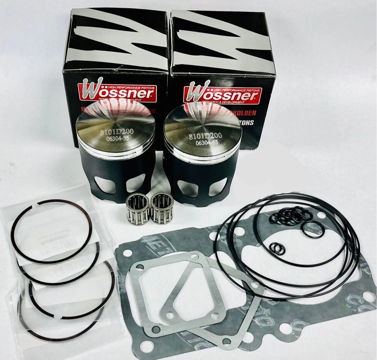 Yamaha Banshee 350 Wossner Pistons 64m Stock Bore Piston Set Gaskets Top End Kit