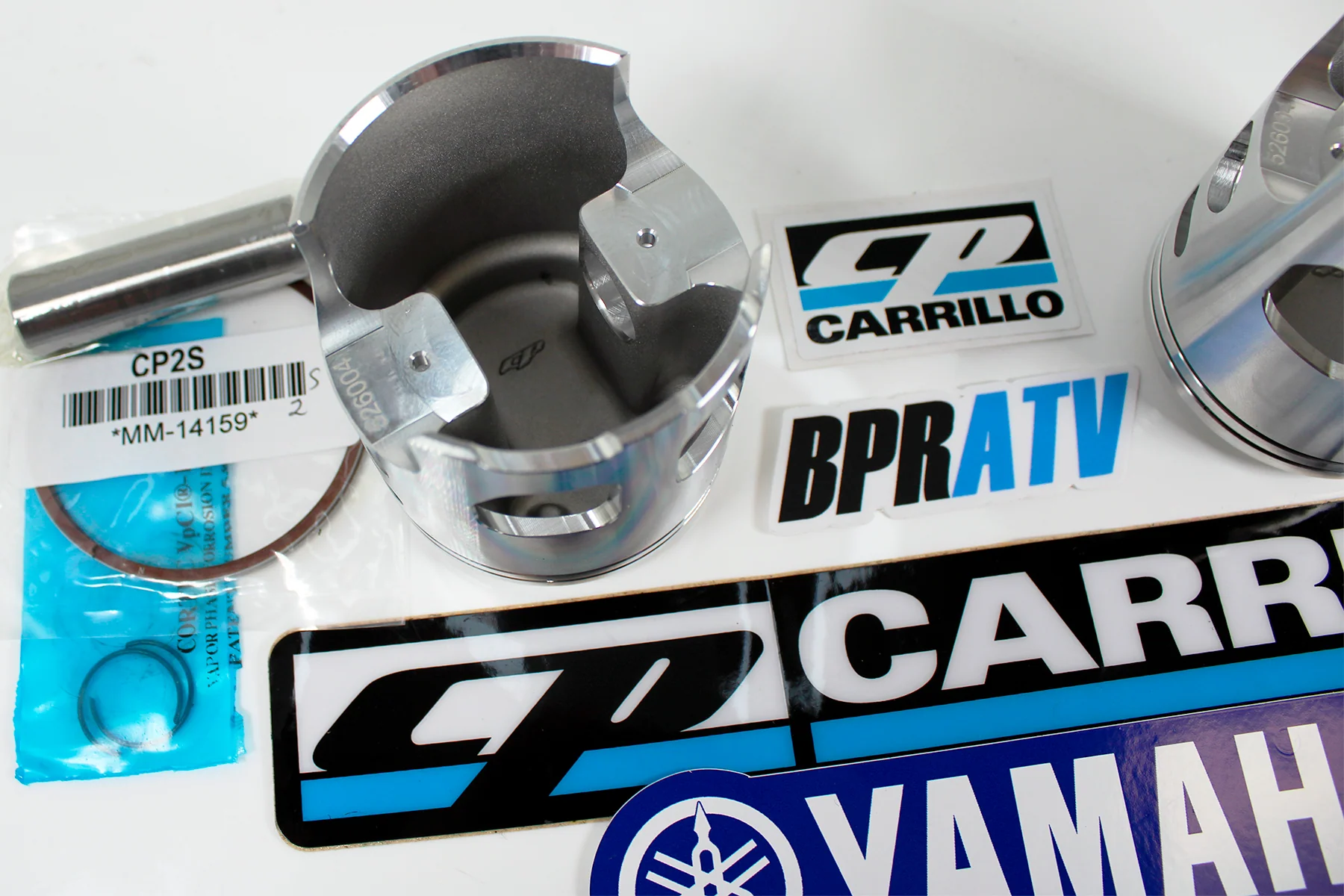 Yamaha Banshee 370 CP-Carrillo 66mm Big Bore Rebuild Kit Piston Cylinder Gaskets - Image 17