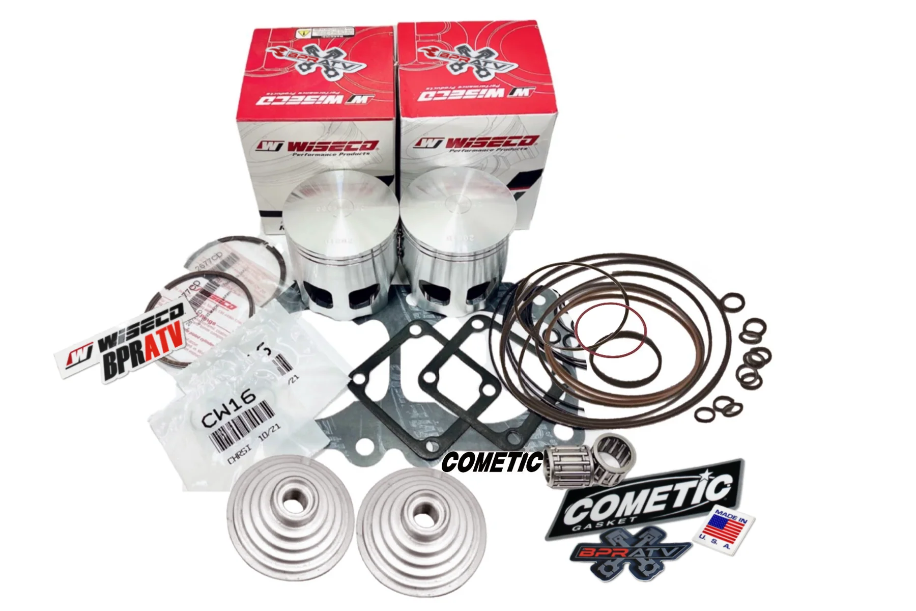 Yamaha Banshee 392 Athena Big Bore Wiseco 68mm Pistons Domes Cometic Top End Kit