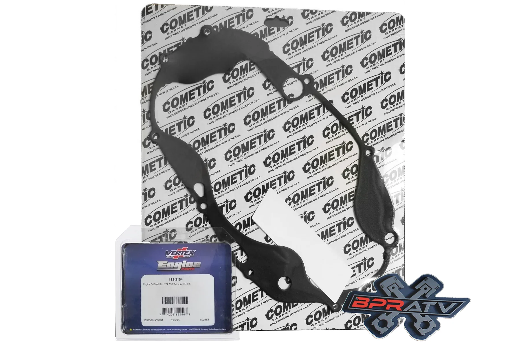 Yamaha Banshee 64mm-66mm Bore Cometic Engine Gaskets Set Vertex Engine Seal Kit - Image 10