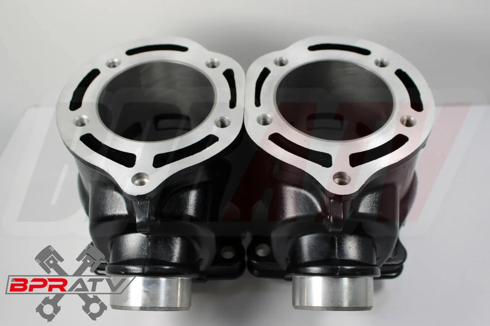 Yamaha Banshee 66mm +2 Cylinder Pair Wiseco Pistons Top End Gaskets Top End Kit - Image 3