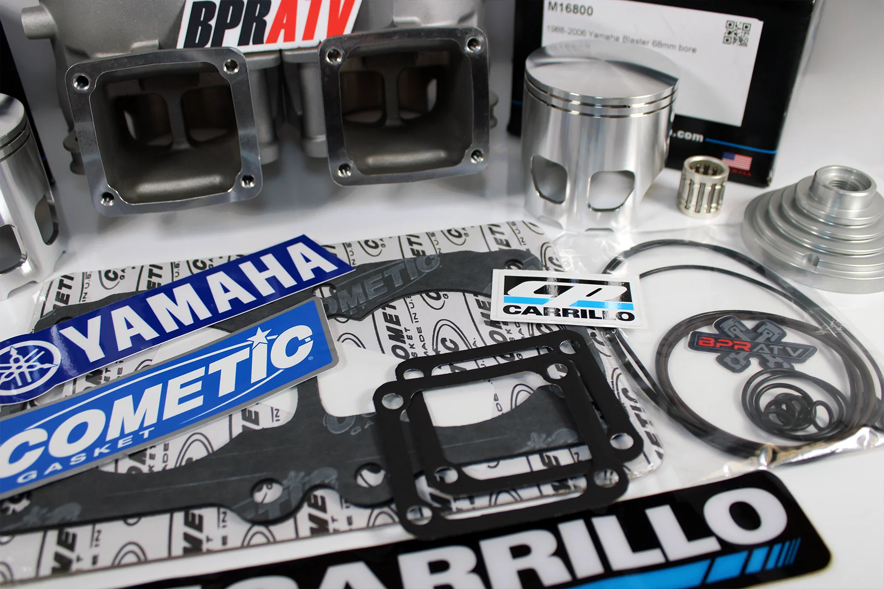 Yamaha Banshee ARES 68mm Cylinders CP Pistons Top End Kit Athena-Style by BPRATV - Image 9