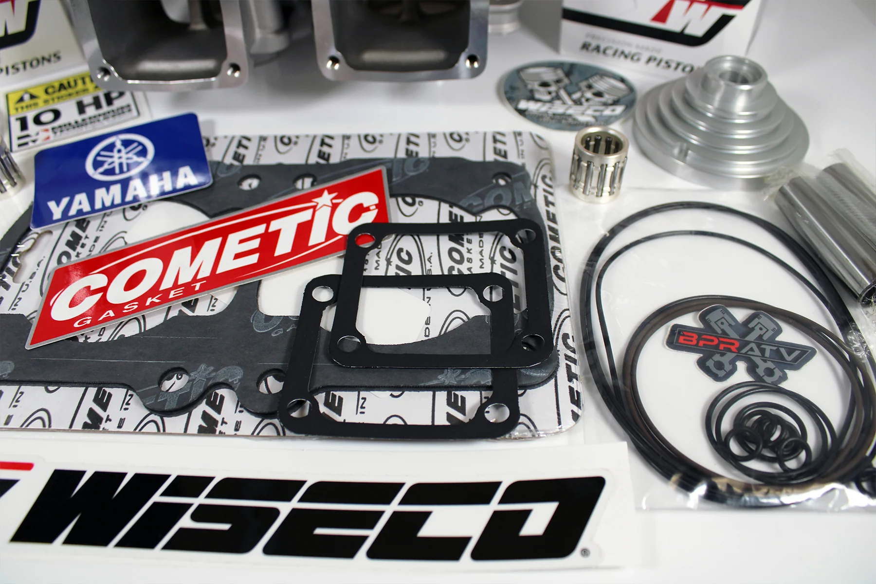 Yamaha Banshee ARES 68mm Ported Cylinders Wiseco Top End Kit 421cc Athena Style! - Image 21