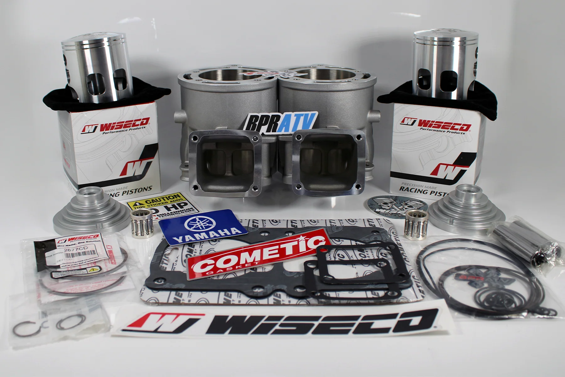 Yamaha Banshee ARES Athena Style 68mm Cylinder Kit Top End Engine Rebuild WISECO - Image 23