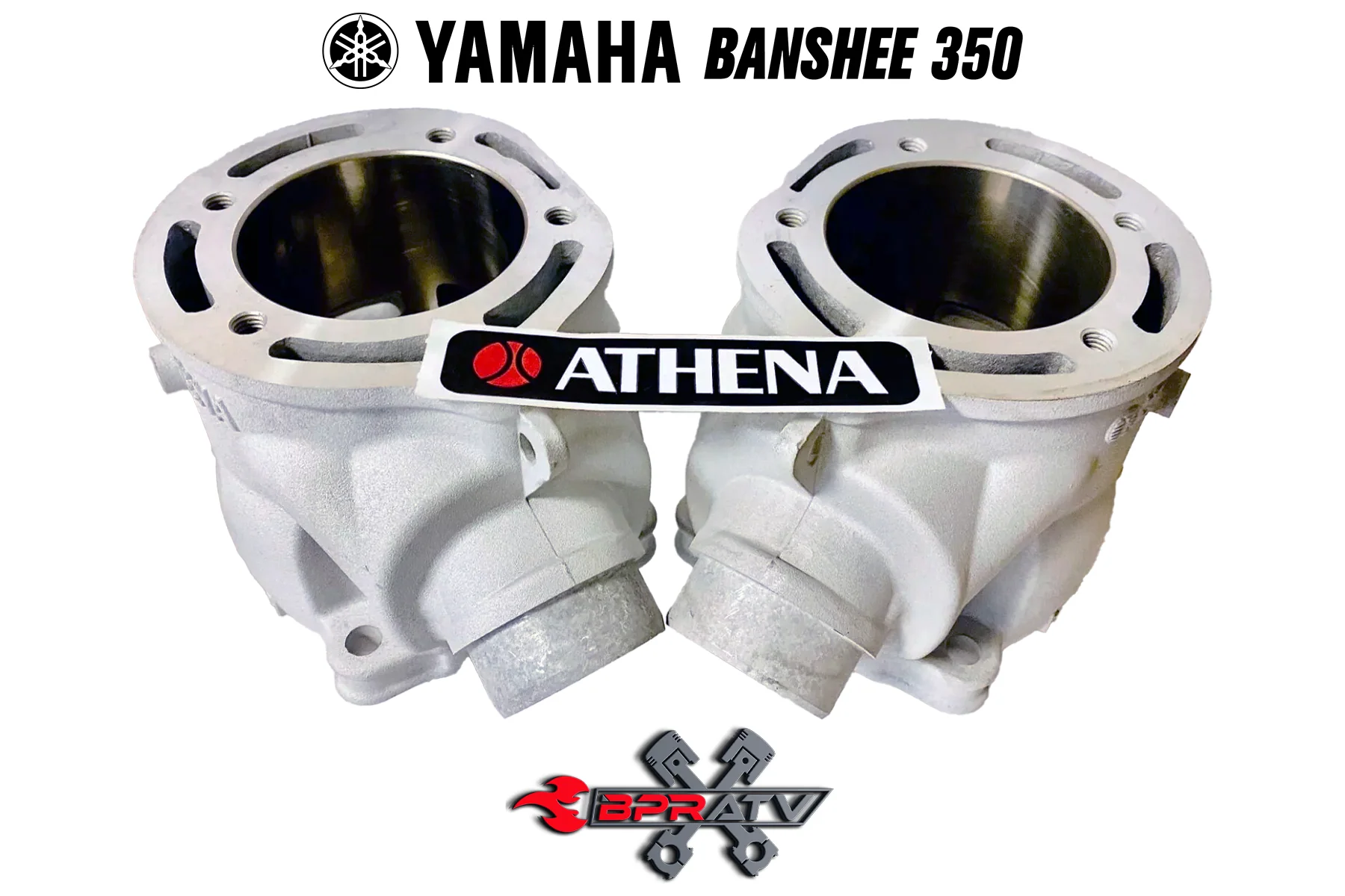 Yamaha Banshee Athena 68mm Big Bore Cylinder Kit Piston Head & Domes Top Rebuild - Image 14