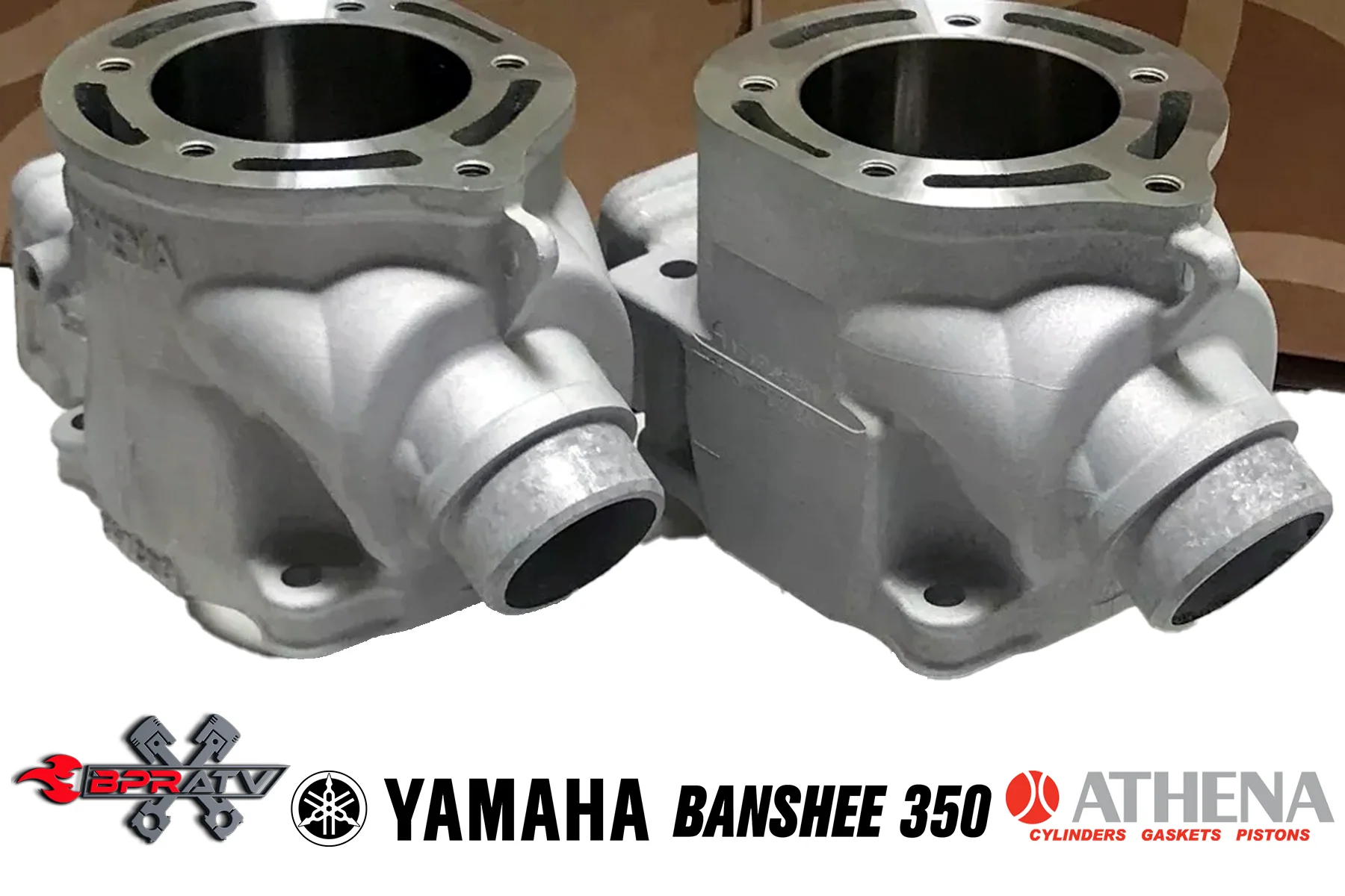 Yamaha Banshee Athena 68mm Big Bore Cylinder Kit Piston Head & Domes Top Rebuild - Image 19