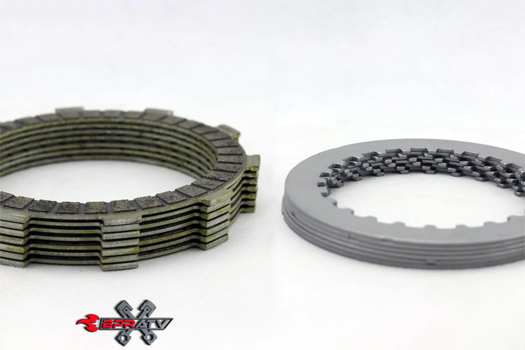 Yamaha Banshee Billet Clutch Basket Talon Clutch Street Bike Fibers RED Cushions - Image 16