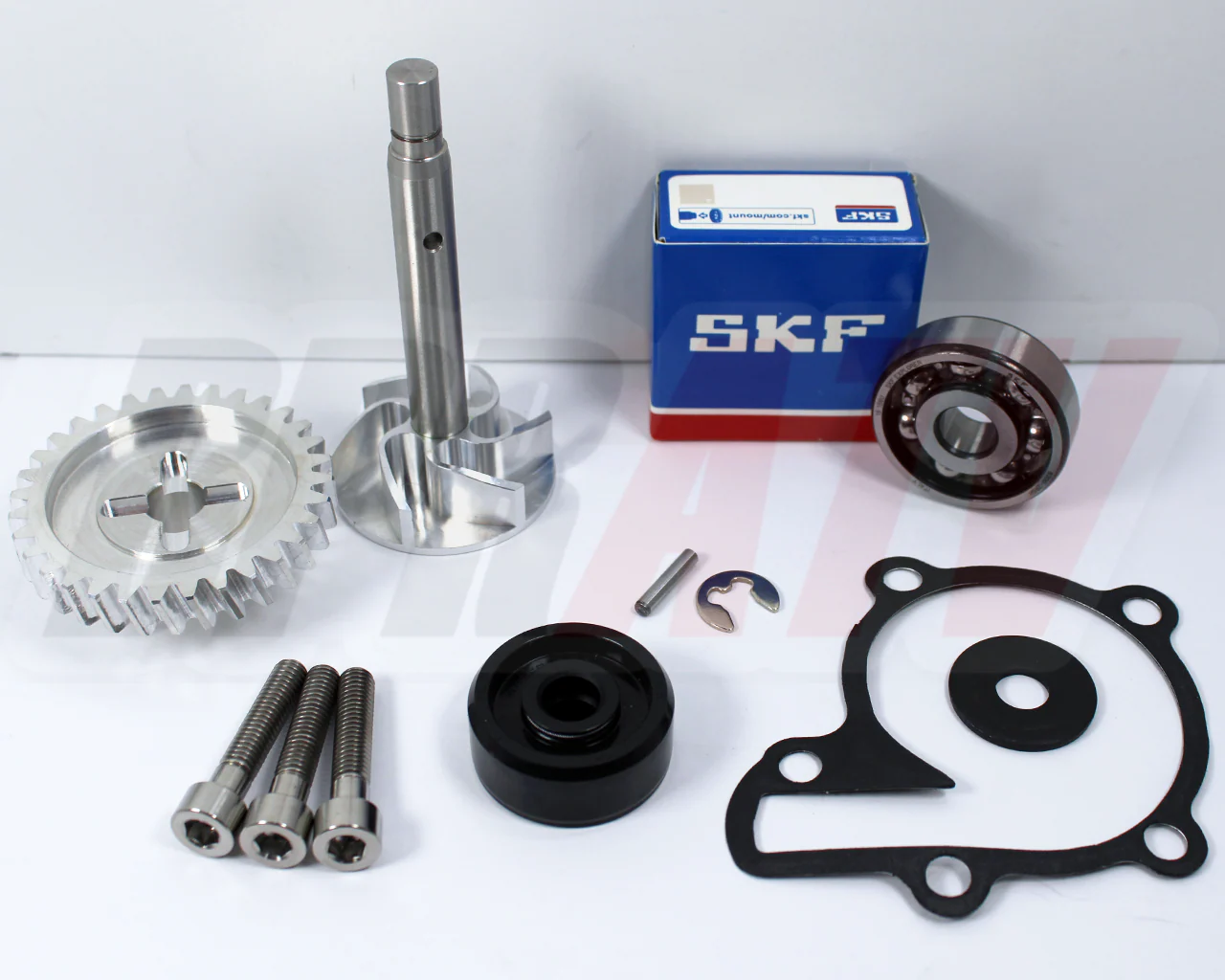 Yamaha Banshee BILLET Water Pump Gear Impeller Bearing Seal TITANIUM Bolt Kit - Image 2