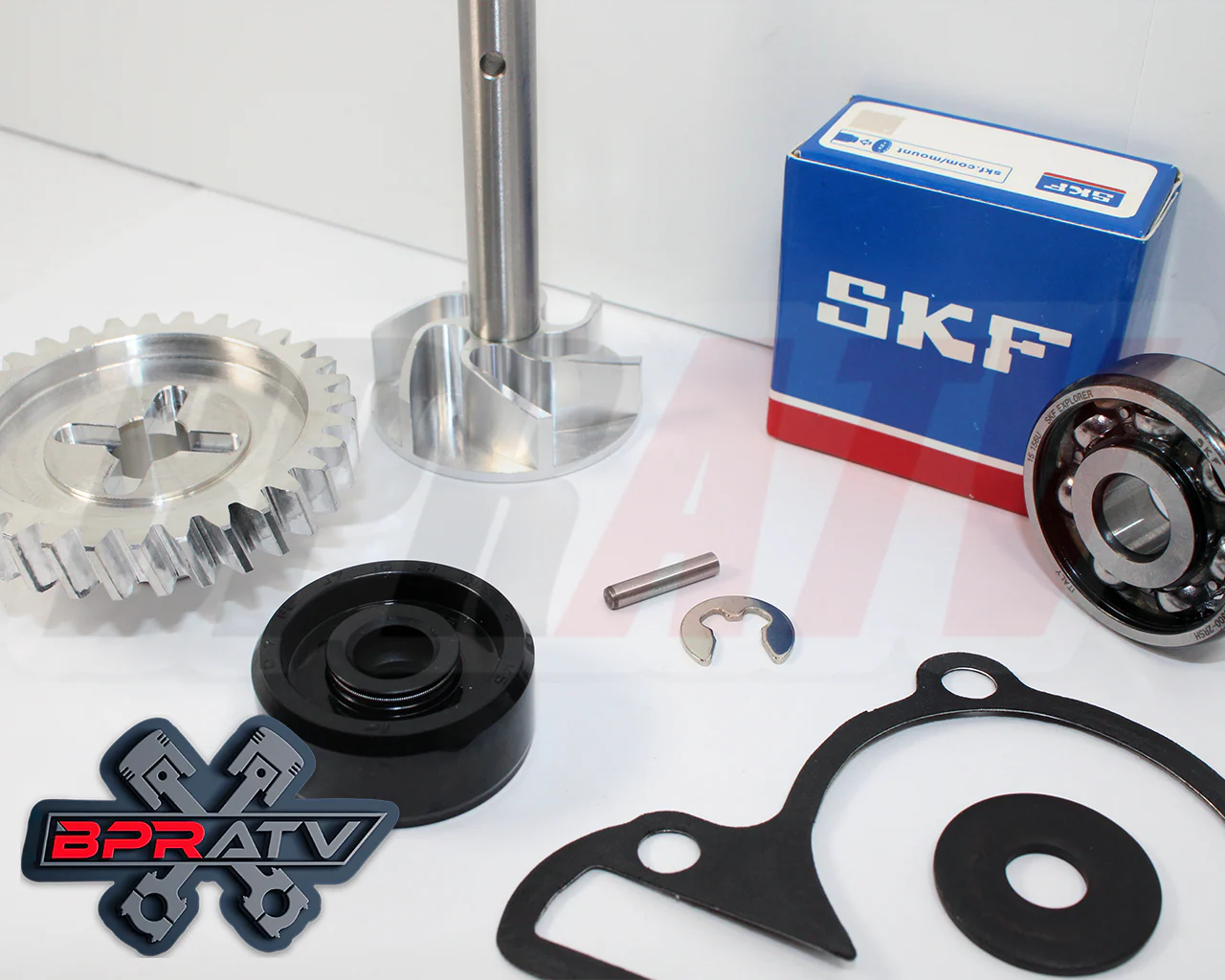 Yamaha Banshee BPRATV Billet Water Pump Rebuild CNC Titanium Clutch Pusher Kit - Image 10
