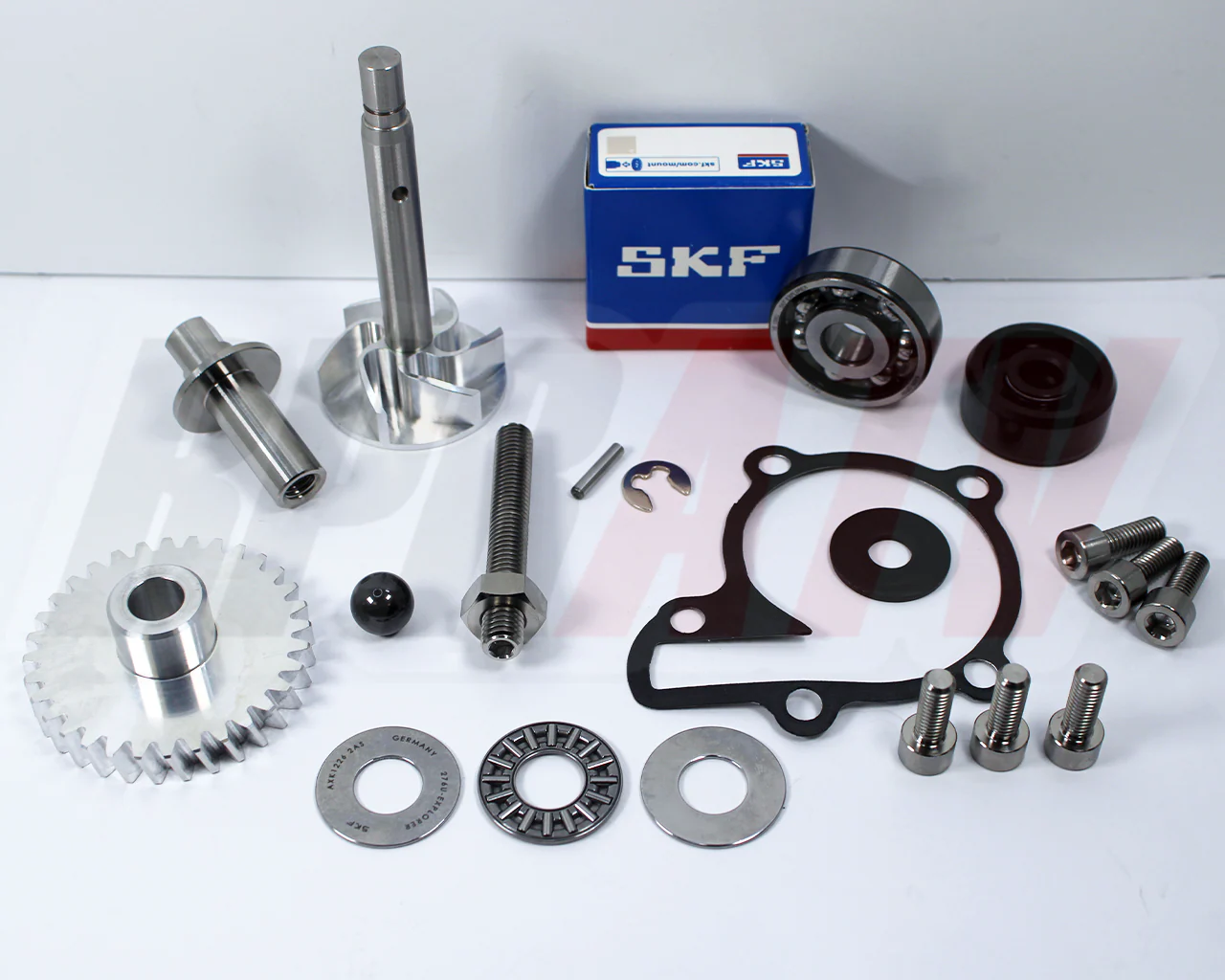 Yamaha Banshee BPRATV Billet Water Pump Rebuild CNC Titanium Clutch Pusher Kit - Image 3