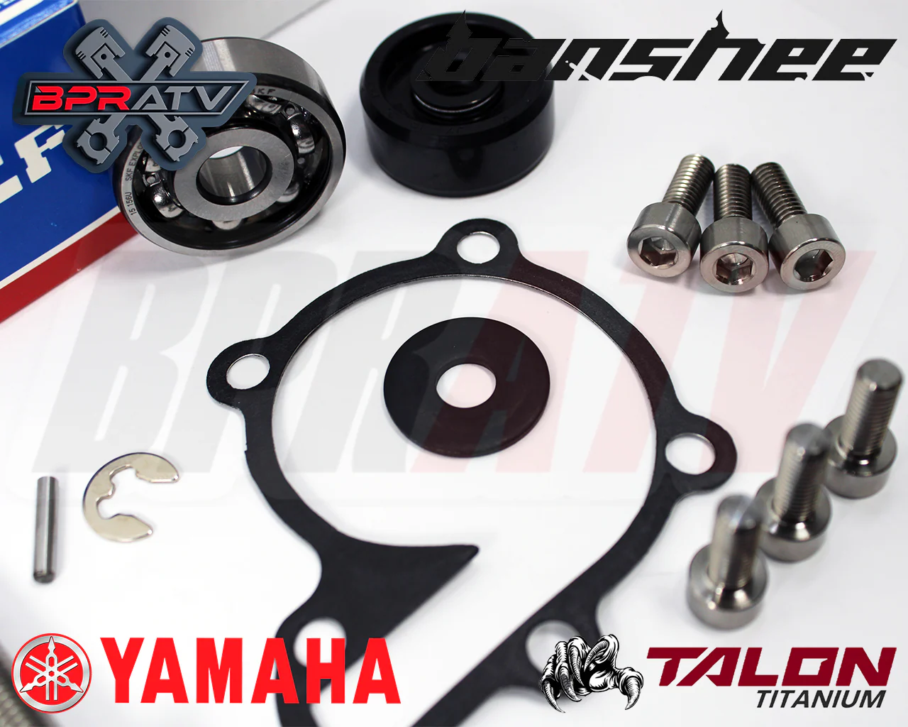 Yamaha Banshee BPRATV Billet Water Pump Rebuild CNC Titanium Clutch Pusher Kit - Image 7