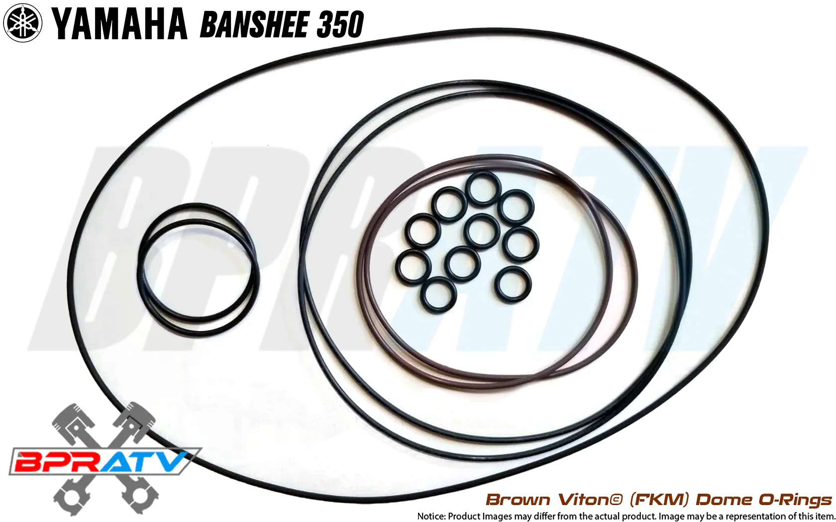 Yamaha Banshee Chariot Style Cool Head Heat Treated Dome Orings O-ring Kit FKM - Image 18