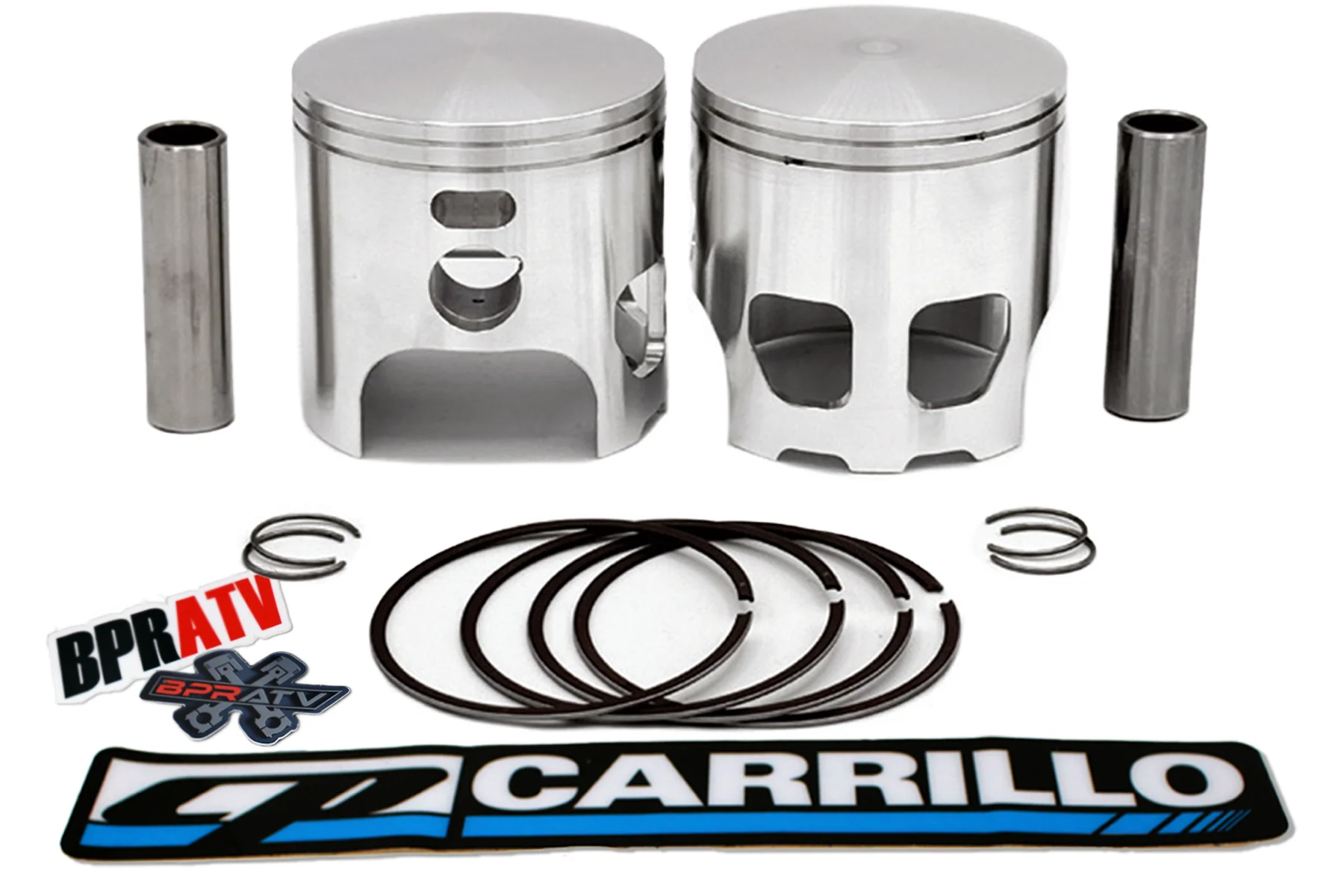 Yamaha Banshee CP-Carrillo 65mm Forged Piston Kit Big Bore Rings Pin & Clips Set - Image 11