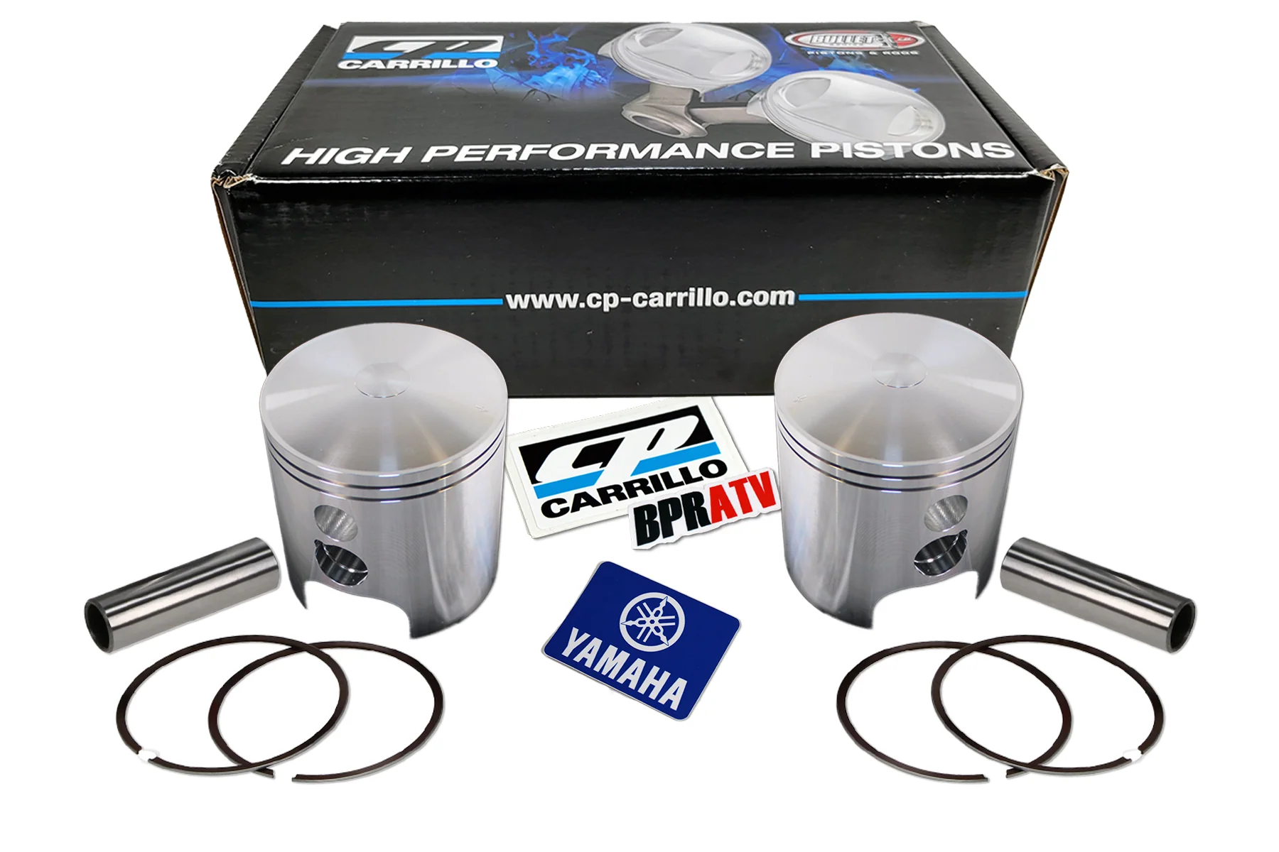 Yamaha Banshee CP-Carrillo Forged Piston Kit 65mm Big Bore 2-Stroke Pistons Set - Image 8
