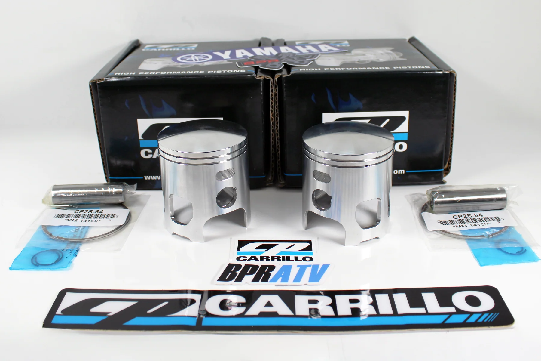 Yamaha Banshee CP Carrillo Pistons 65mm Big Bore Forged Piston Set Top End Kit - Image 6