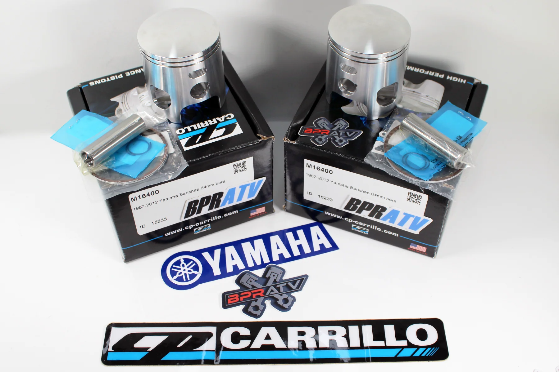 Yamaha Banshee CP Carrillo Pistons 66mm Big Bore Forged Piston Set Top End Kit - Image 10