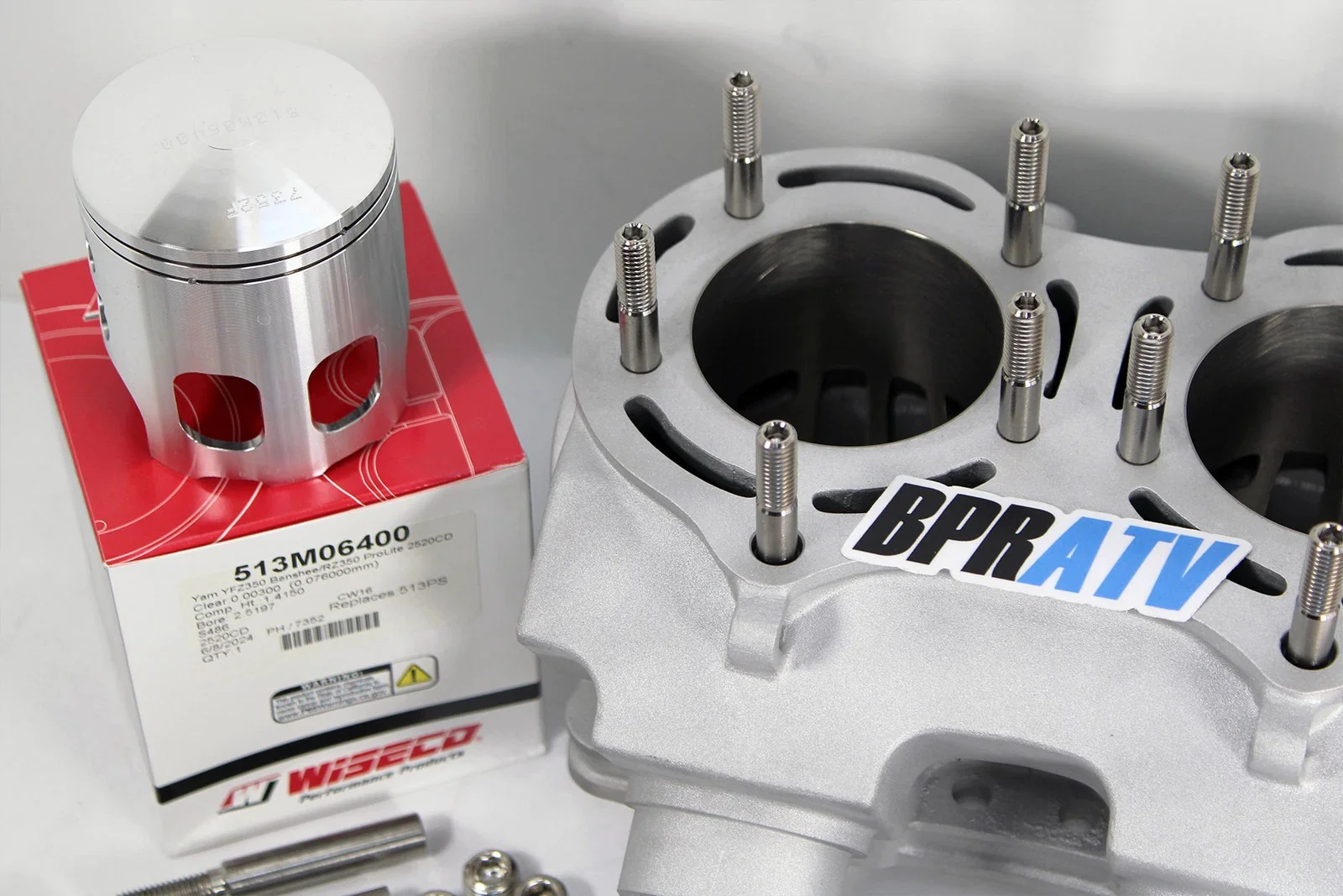 Banshee 347cc Alpha Cub Cylinder OEM Replacement CP Industries Wiseco Piston Kit - Image 14