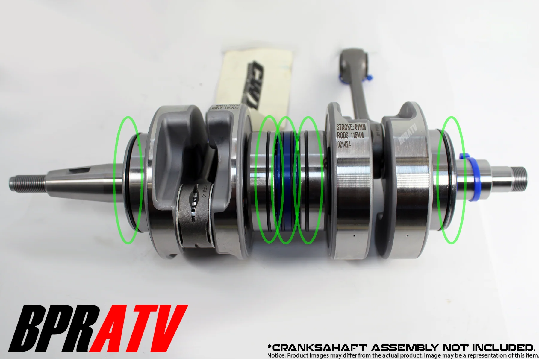 Yamaha Banshee Crankshaft O-Ring Crank Bearing O Rings for Vito's Banshee Crank - Image 11