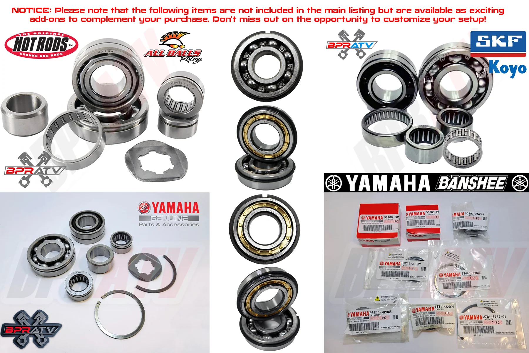 Yamaha Banshee Cub 465 Cub CPI Cheetah CUB Cylinder 68mm +4mm 465cc Cylinder USA - Image 20
